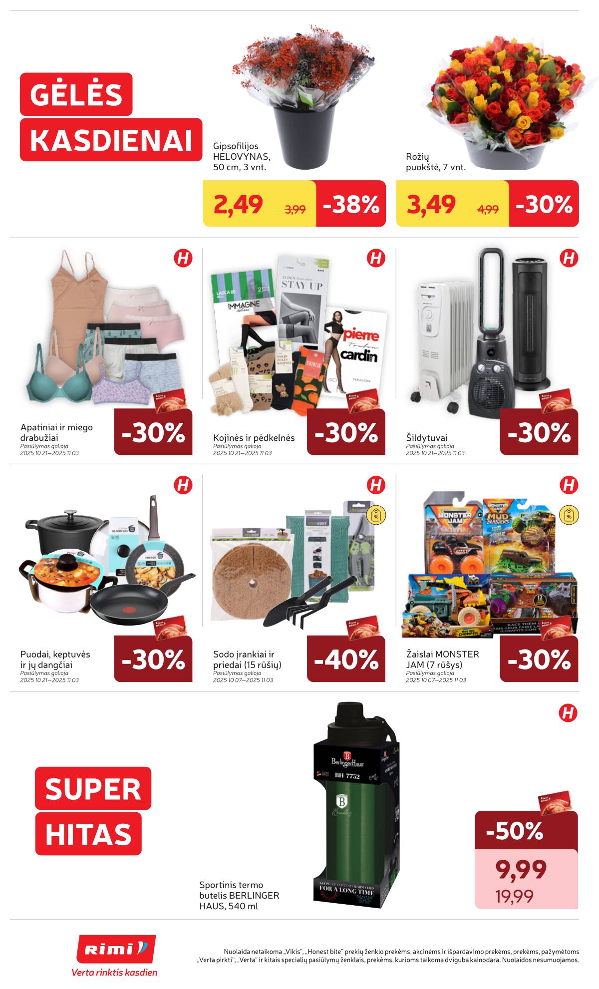 Rimi - RIMI akcijų leidinys Nr. 44 | 2025-10-28 - 2025-11-03 36 puslapis