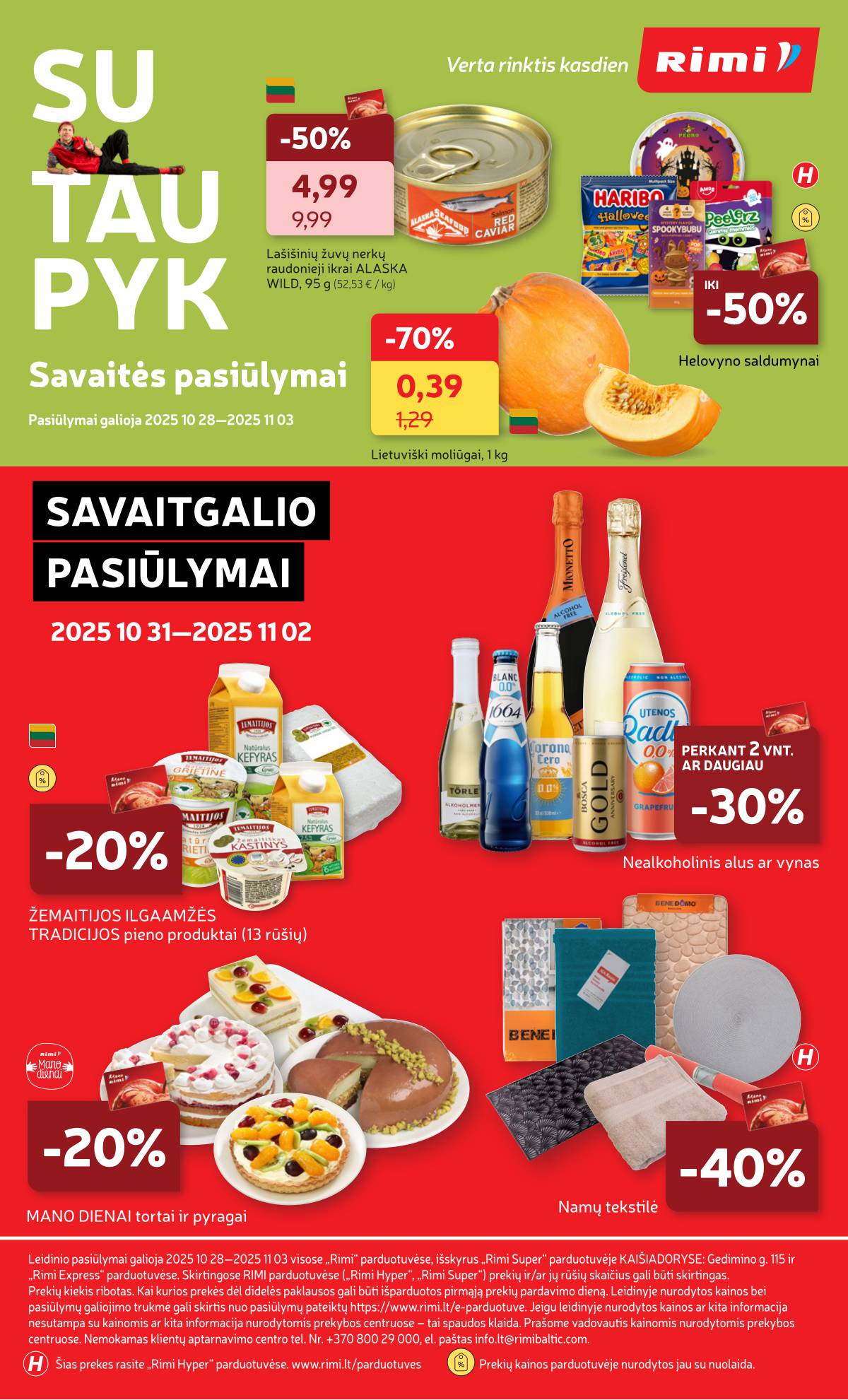 Rimi - RIMI akcijų leidinys Nr. 44 | 2025-10-28 - 2025-11-03 38 puslapis