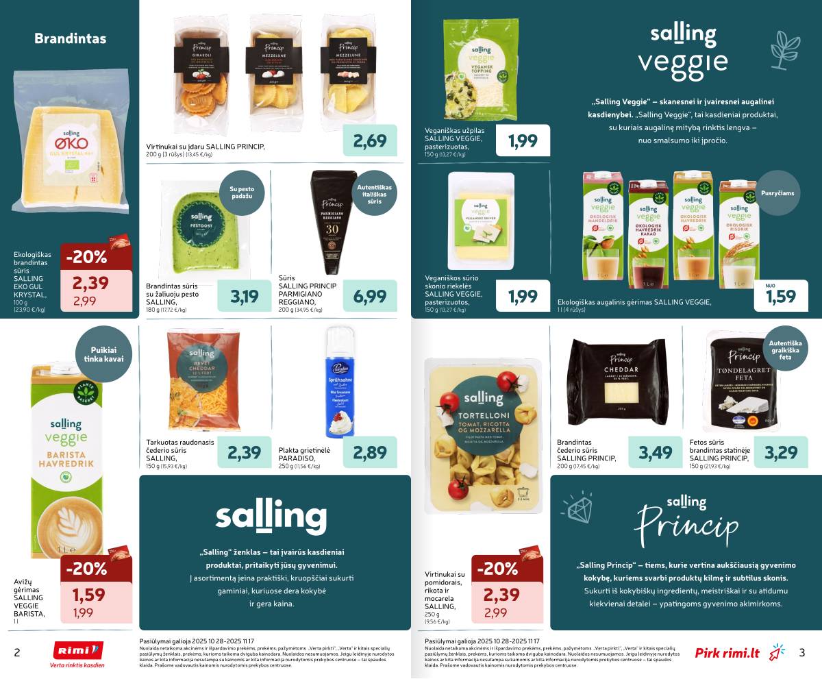 Rimi - SALLING prekių katalogas | 2025-10-28 - 2025-11-17 2 puslapis