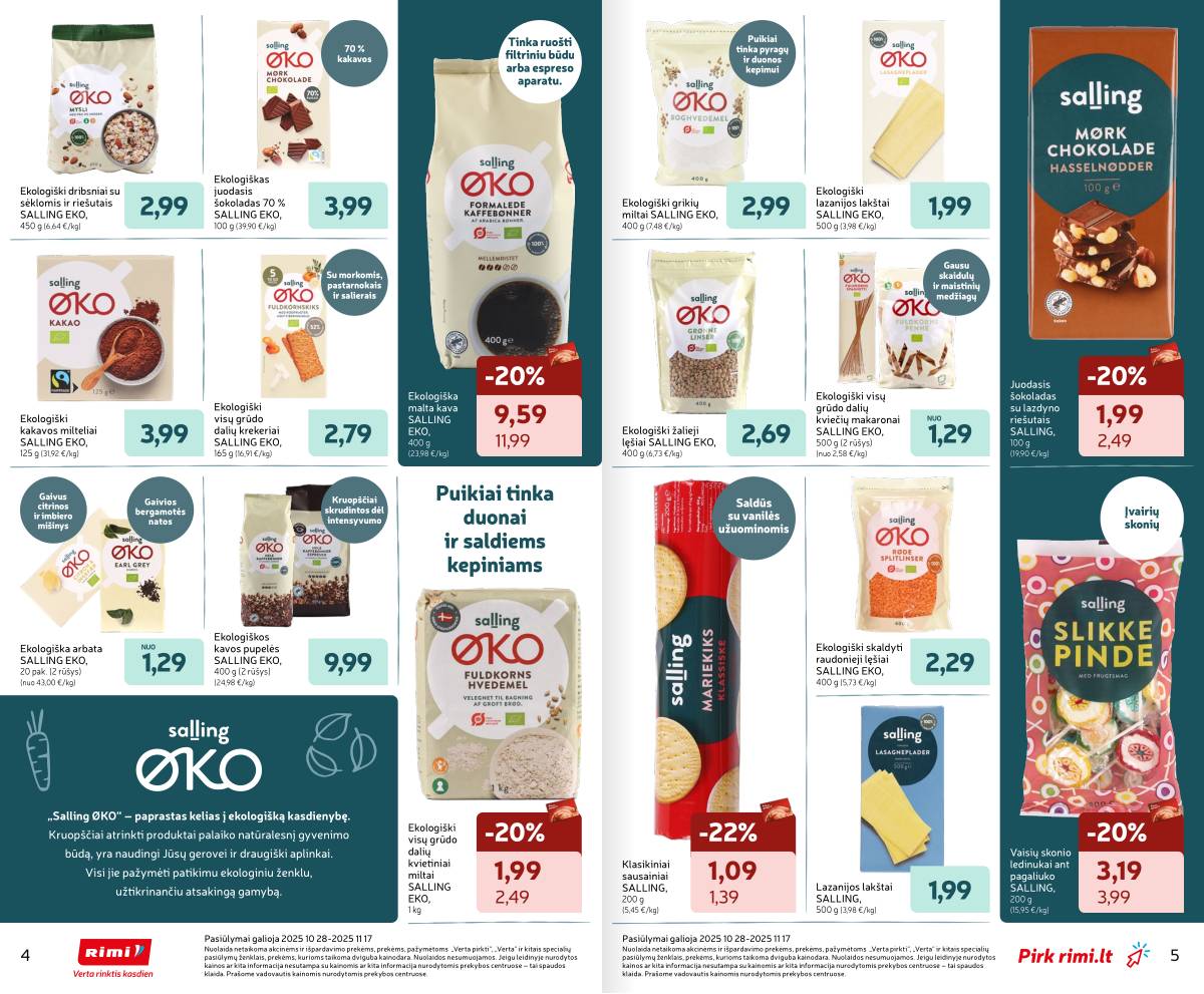 Rimi - SALLING prekių katalogas | 2025-10-28 - 2025-11-17 3 puslapis