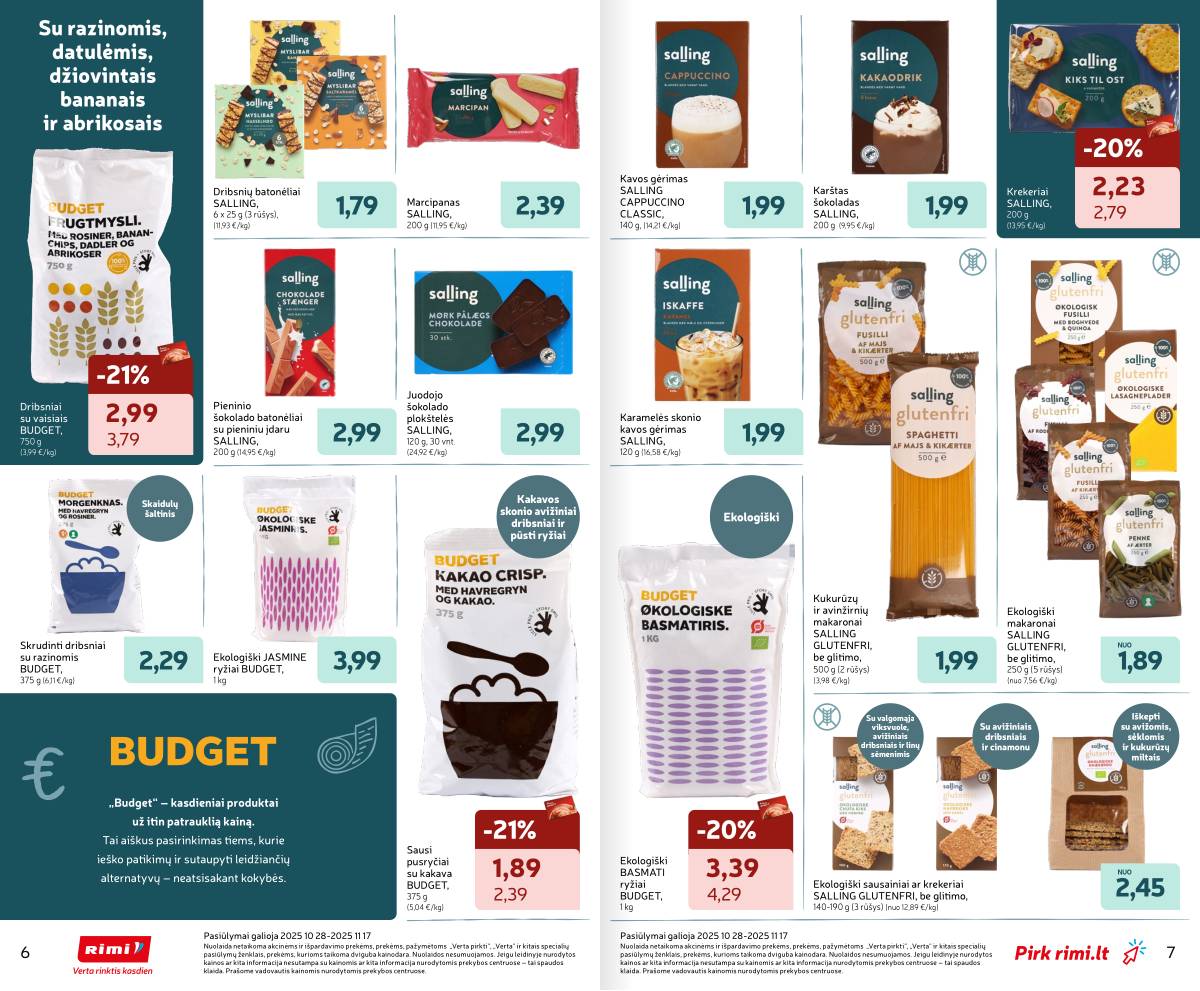 Rimi - SALLING prekių katalogas | 2025-10-28 - 2025-11-17 4 puslapis