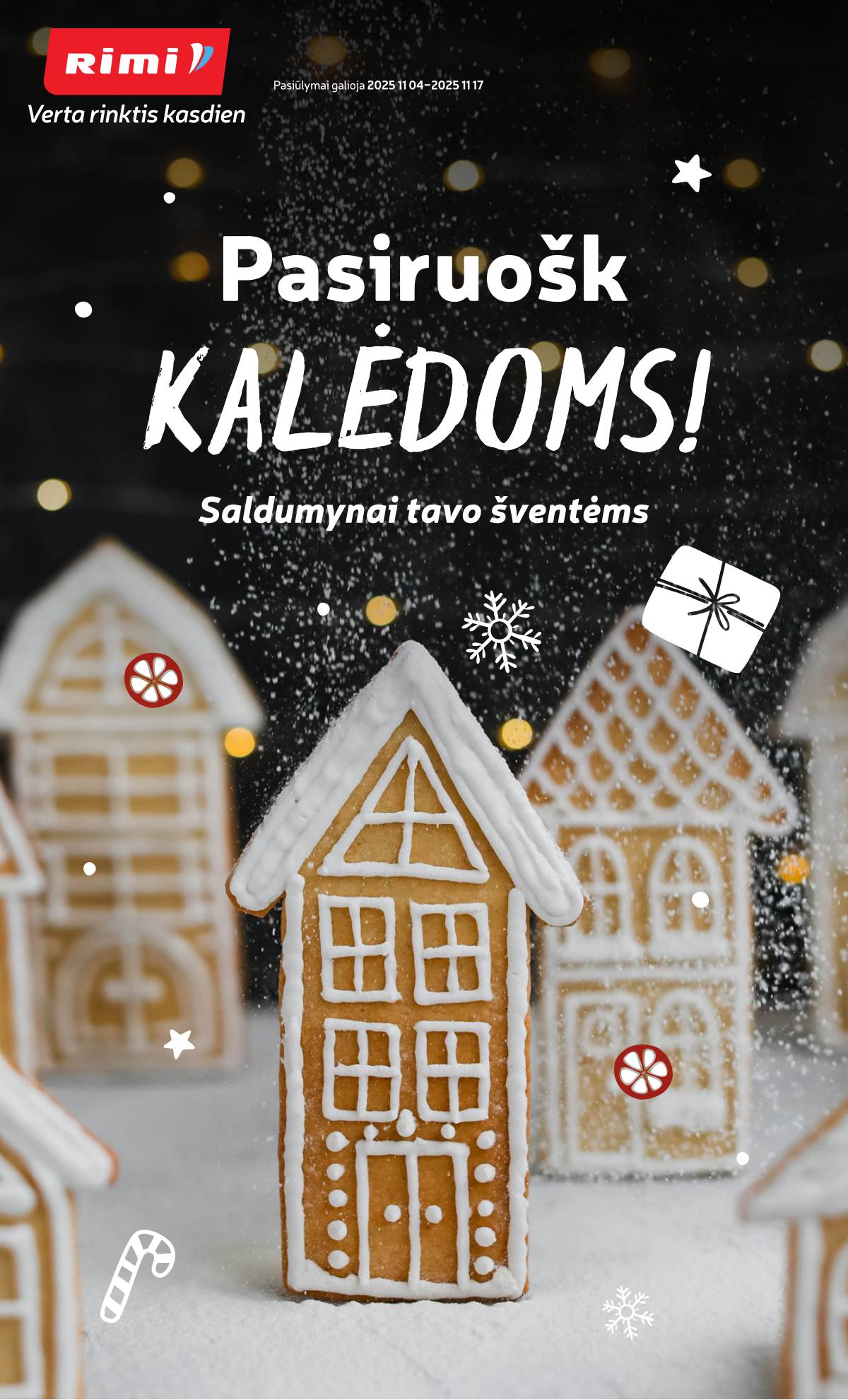 Rimi - RIMI Kalėdinių SALDUMYNŲ asortimento nuolaidų katalogas | 2025-11-04 - 2025-11-17 1 puslapis