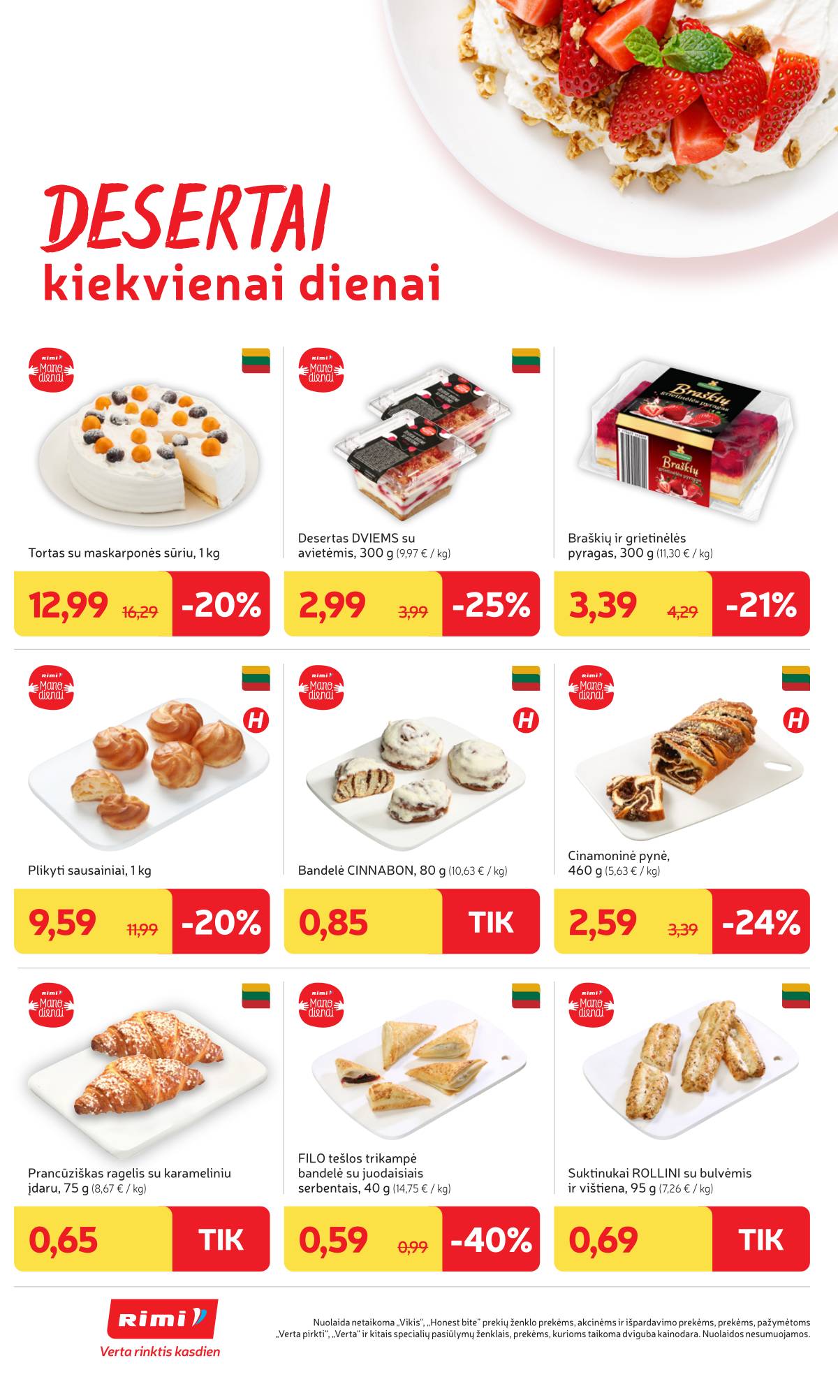 Rimi - RIMI akcijų leidinys Nr. 45 | 2025-11-04 - 2025-11-10 12 puslapis