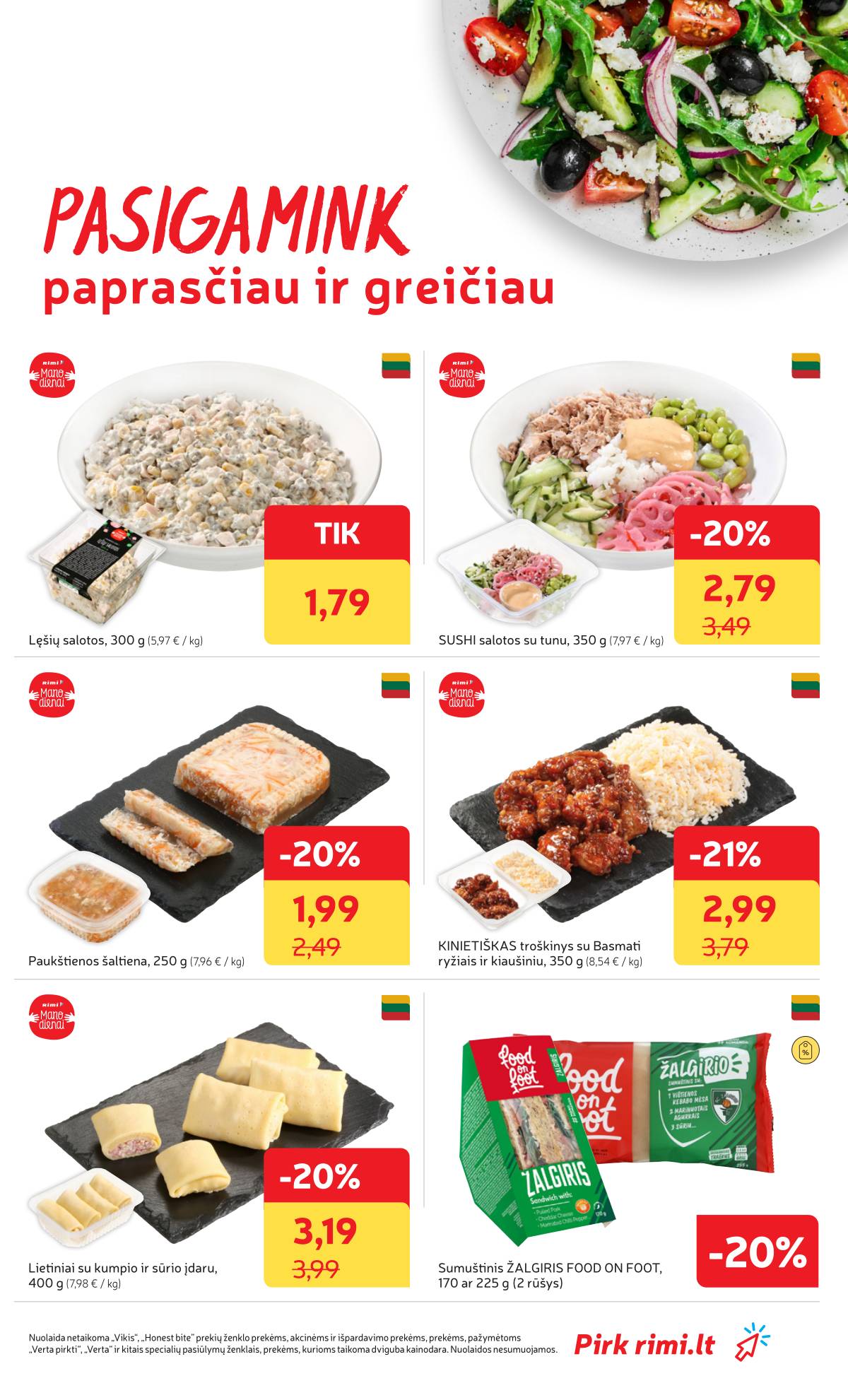 Rimi - RIMI akcijų leidinys Nr. 45 | 2025-11-04 - 2025-11-10 13 puslapis