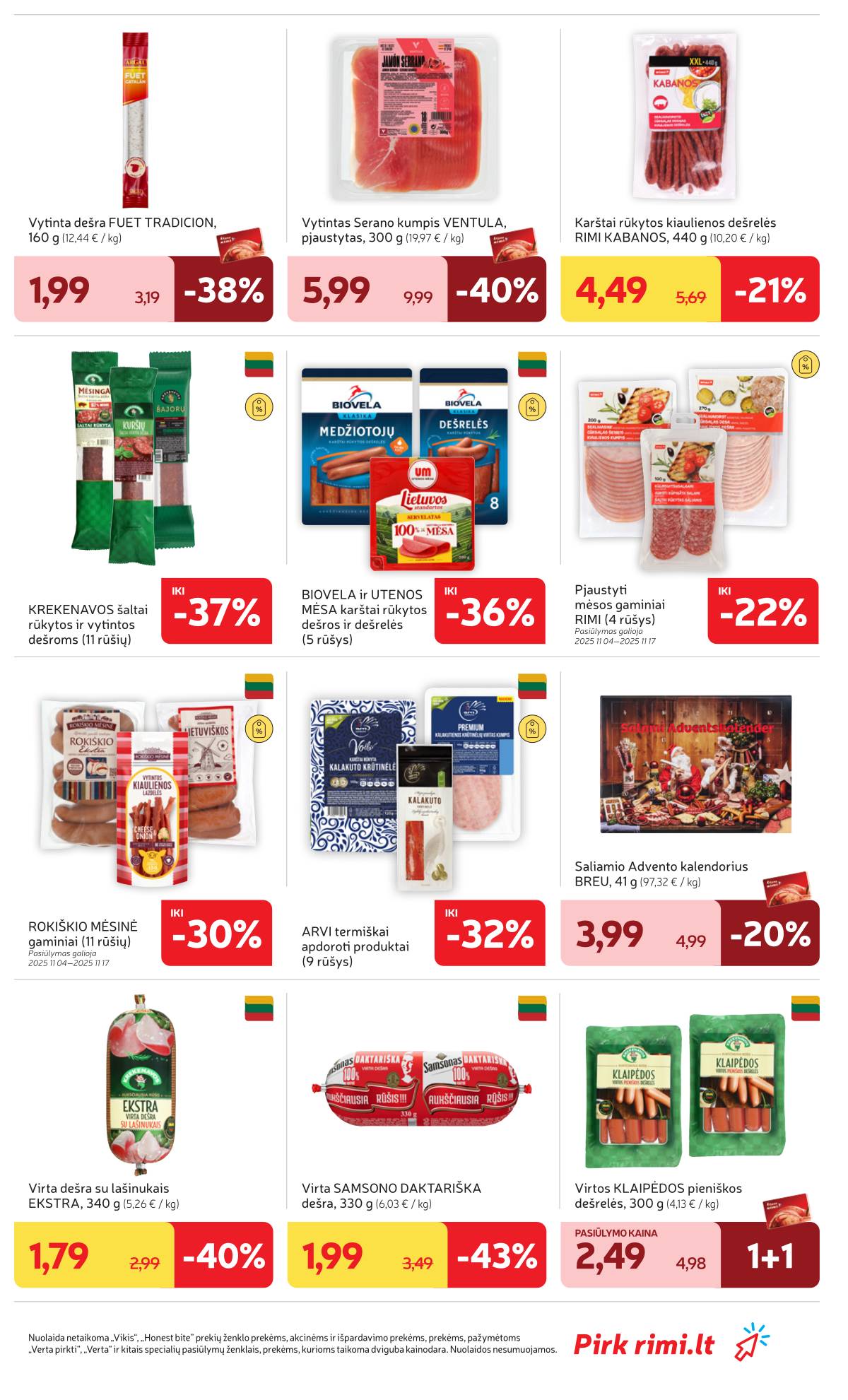 Rimi - RIMI akcijų leidinys Nr. 45 | 2025-11-04 - 2025-11-10 15 puslapis