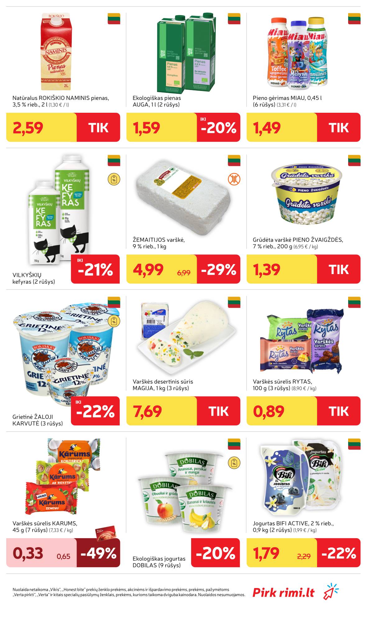 Rimi - RIMI akcijų leidinys Nr. 45 | 2025-11-04 - 2025-11-10 19 puslapis