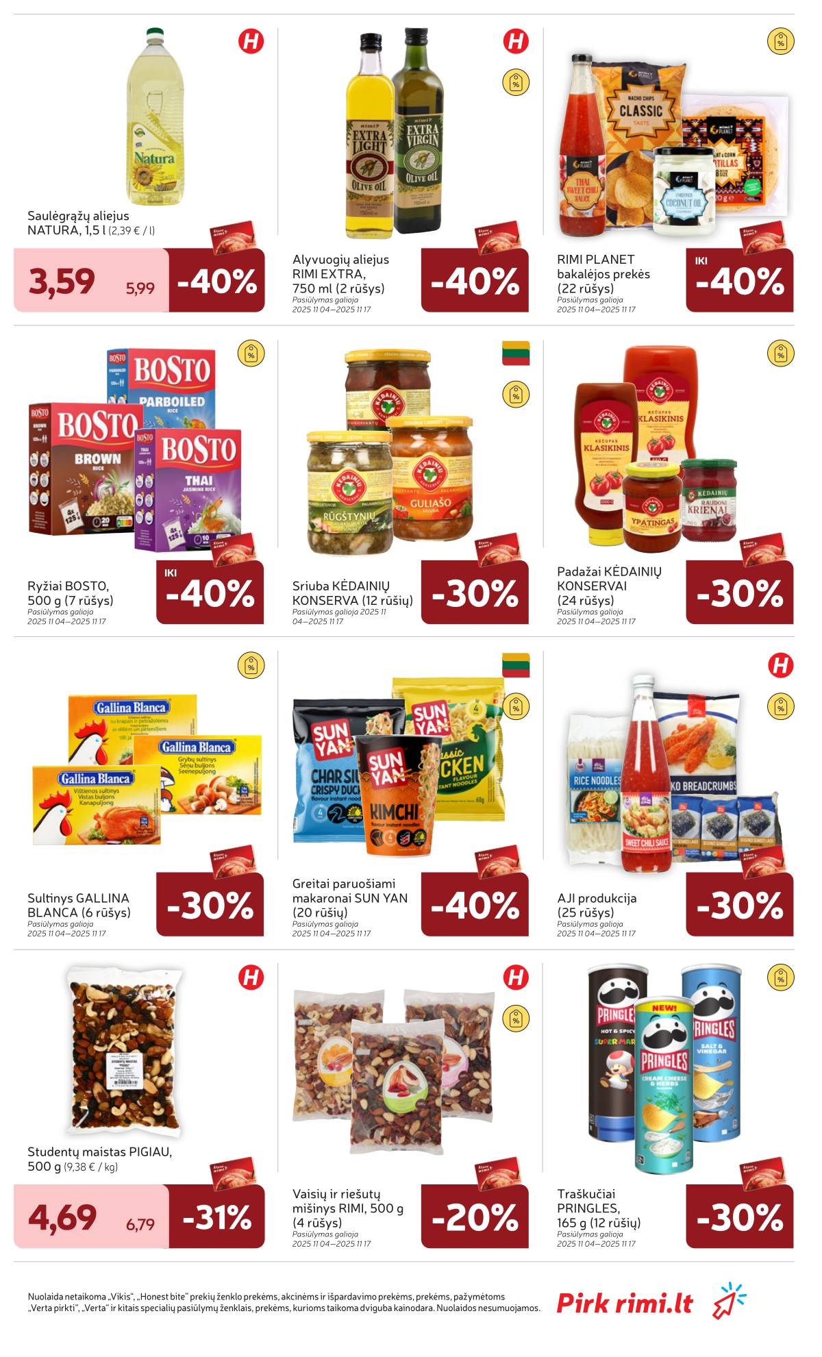 Rimi - RIMI akcijų leidinys Nr. 45 | 2025-11-04 - 2025-11-10 29 puslapis