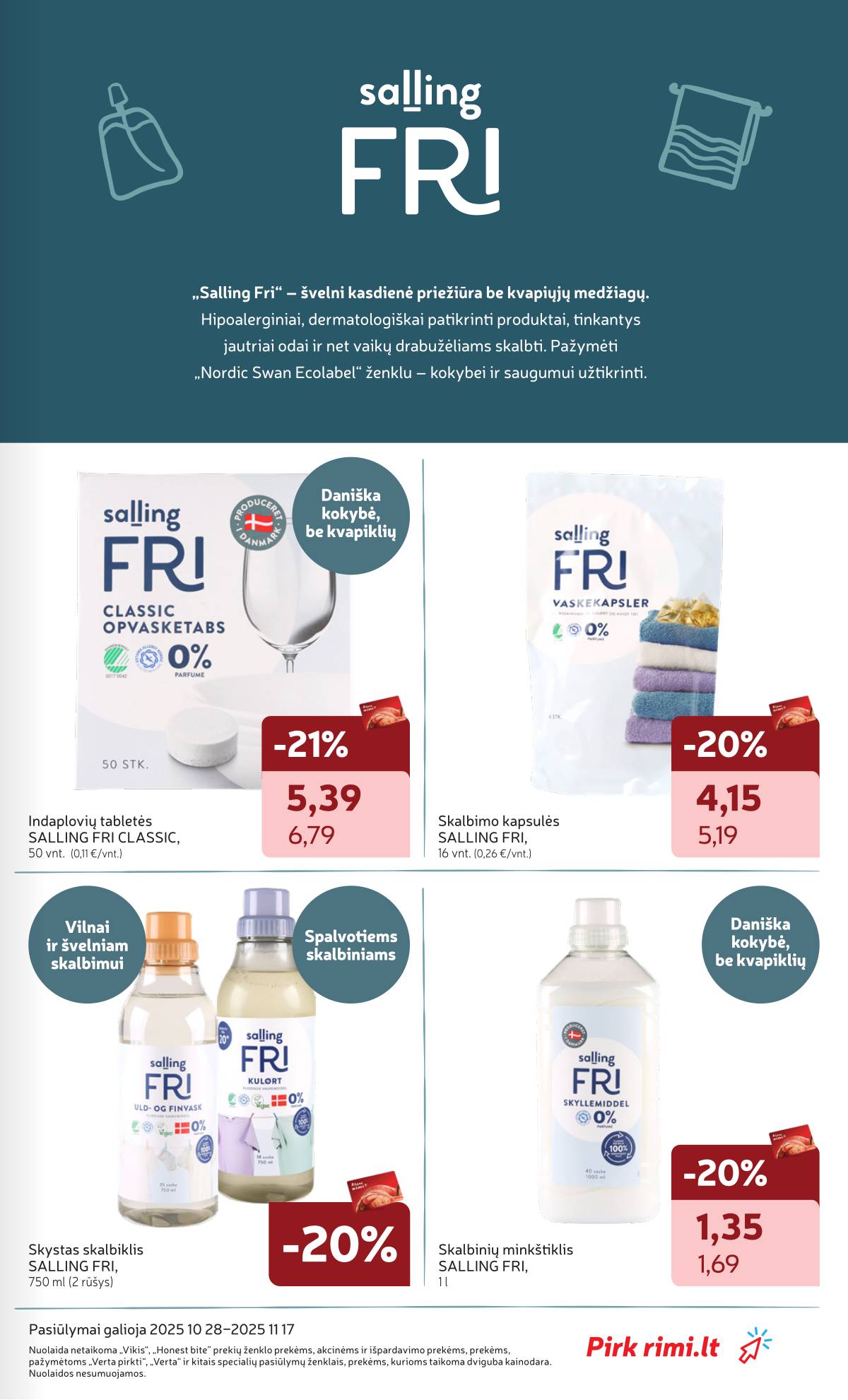 Rimi - RIMI akcijų leidinys Nr. 45 | 2025-11-04 - 2025-11-10 5 puslapis