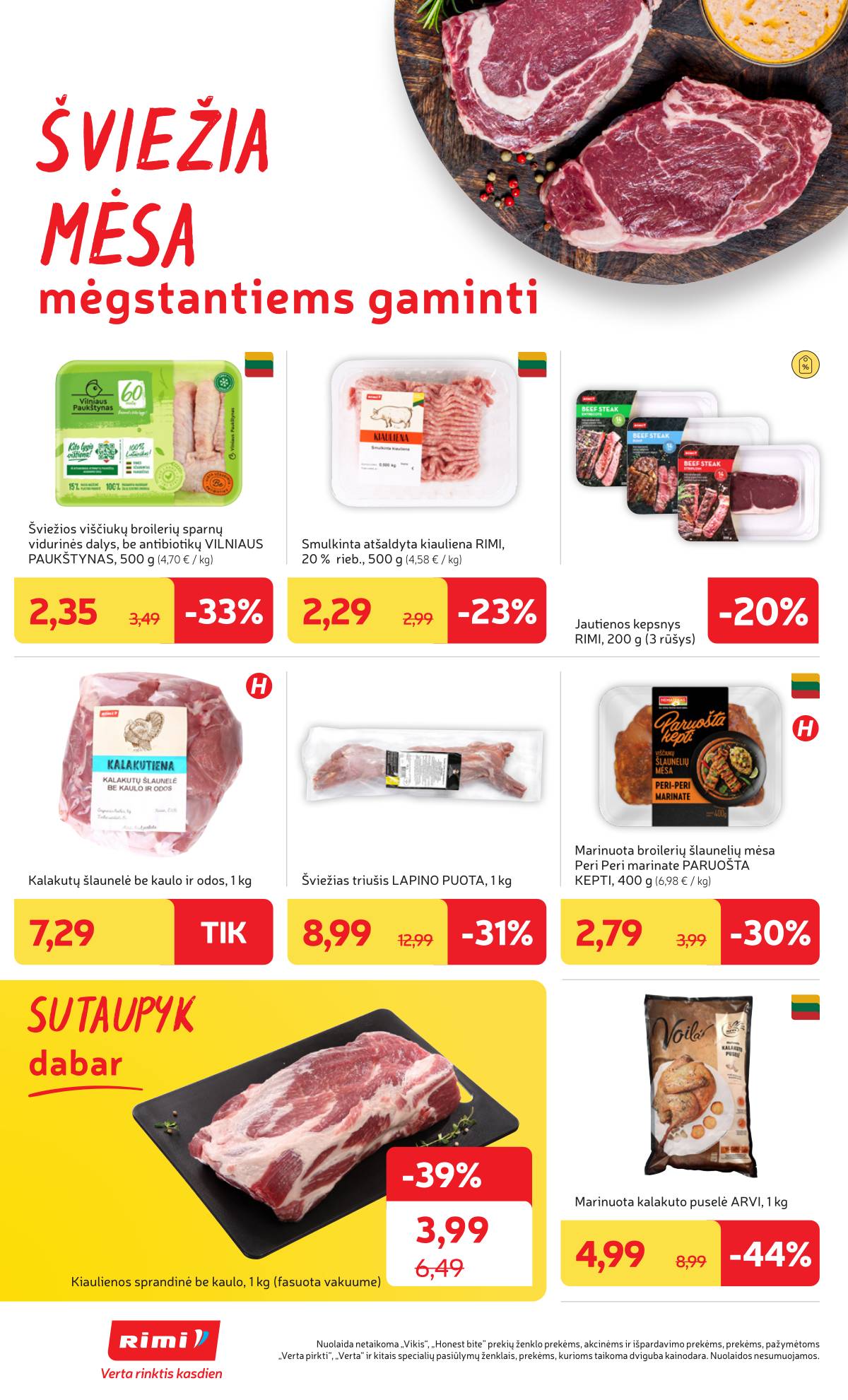 Rimi - RIMI akcijų leidinys Nr. 45 | 2025-11-04 - 2025-11-10 8 puslapis