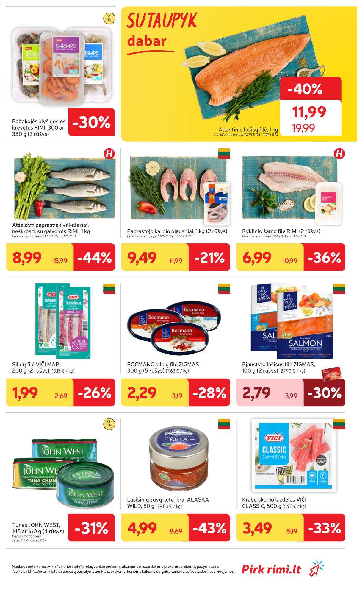 Rimi - RIMI akcijų leidinys Nr. 45 | 2025-11-04 - 2025-11-10 9 puslapis