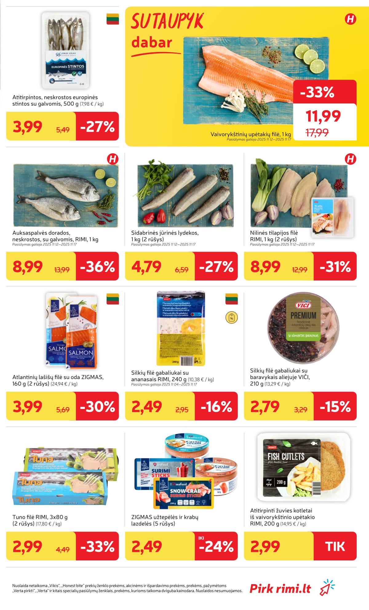 Rimi - RIMI akcijų leidinys Nr. 46 | 2025-11-11 - 2025-11-17 11 puslapis