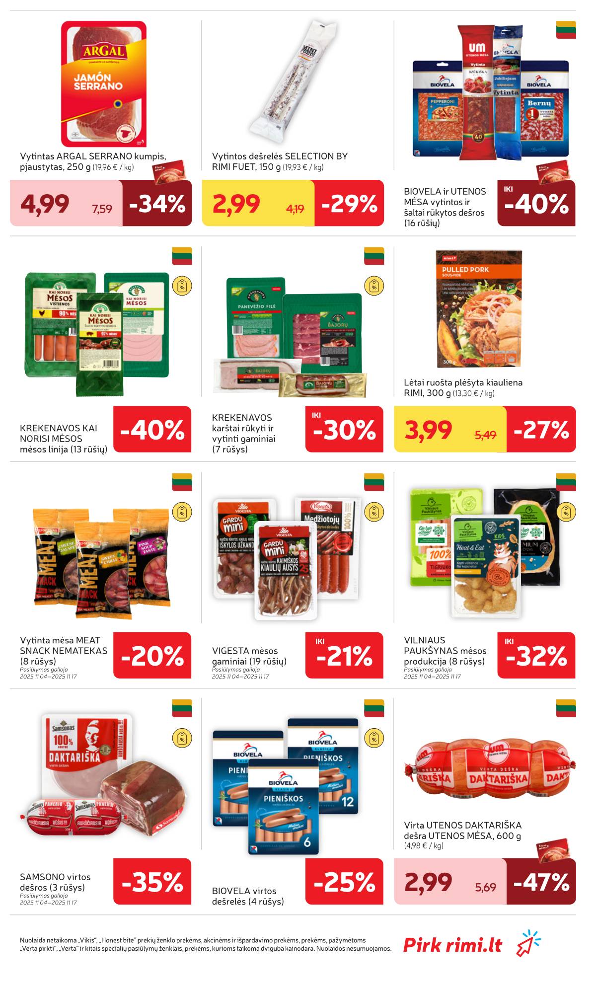 Rimi - RIMI akcijų leidinys Nr. 46 | 2025-11-11 - 2025-11-17 19 puslapis