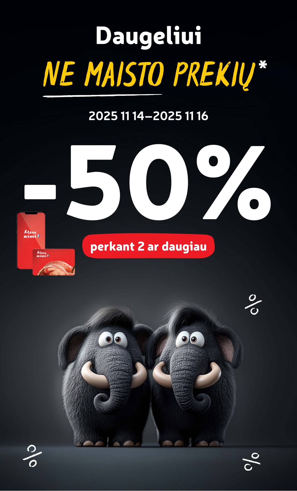 Rimi - RIMI akcijų leidinys Nr. 46 | 2025-11-11 - 2025-11-17 2 puslapis