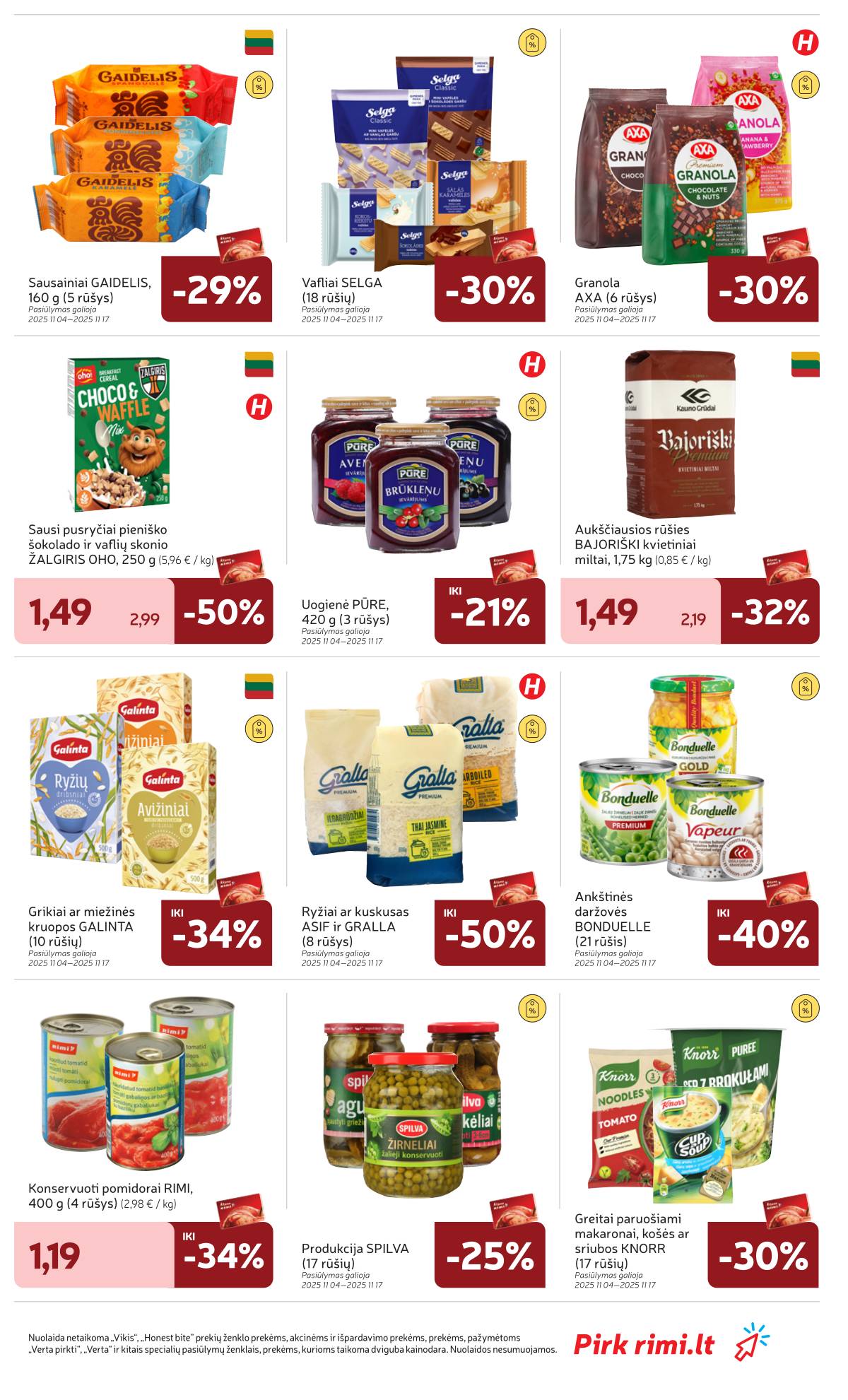 Rimi - RIMI akcijų leidinys Nr. 46 | 2025-11-11 - 2025-11-17 31 puslapis