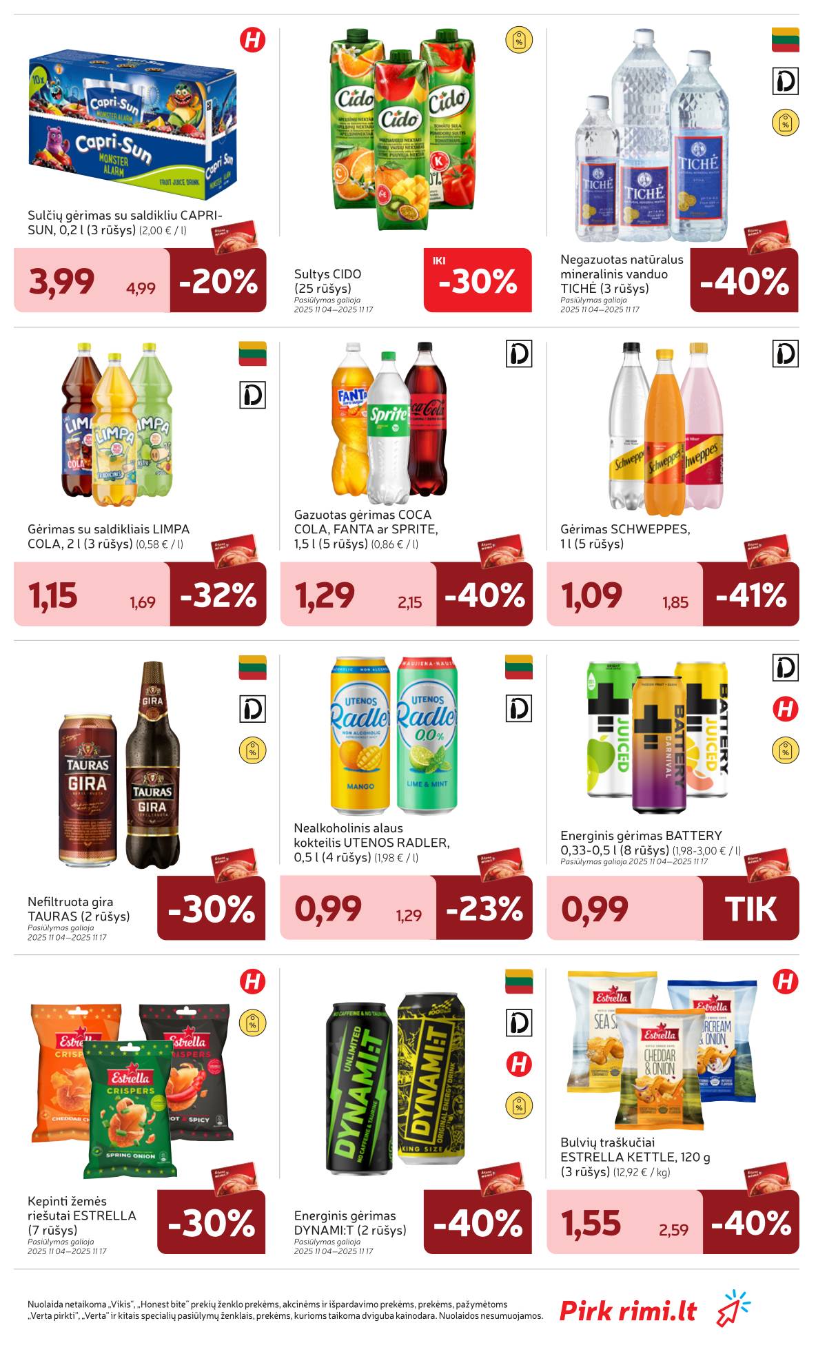 Rimi - RIMI akcijų leidinys Nr. 46 | 2025-11-11 - 2025-11-17 33 puslapis