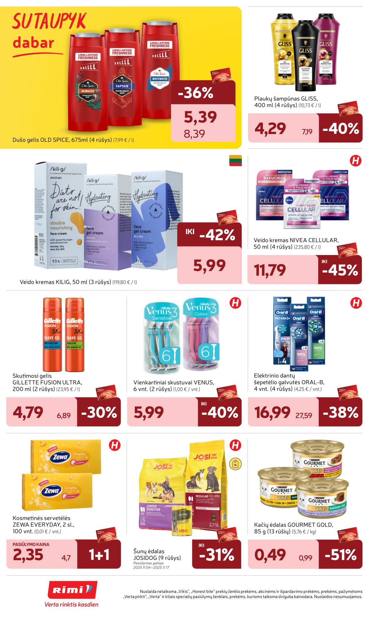 Rimi - RIMI akcijų leidinys Nr. 46 | 2025-11-11 - 2025-11-17 34 puslapis