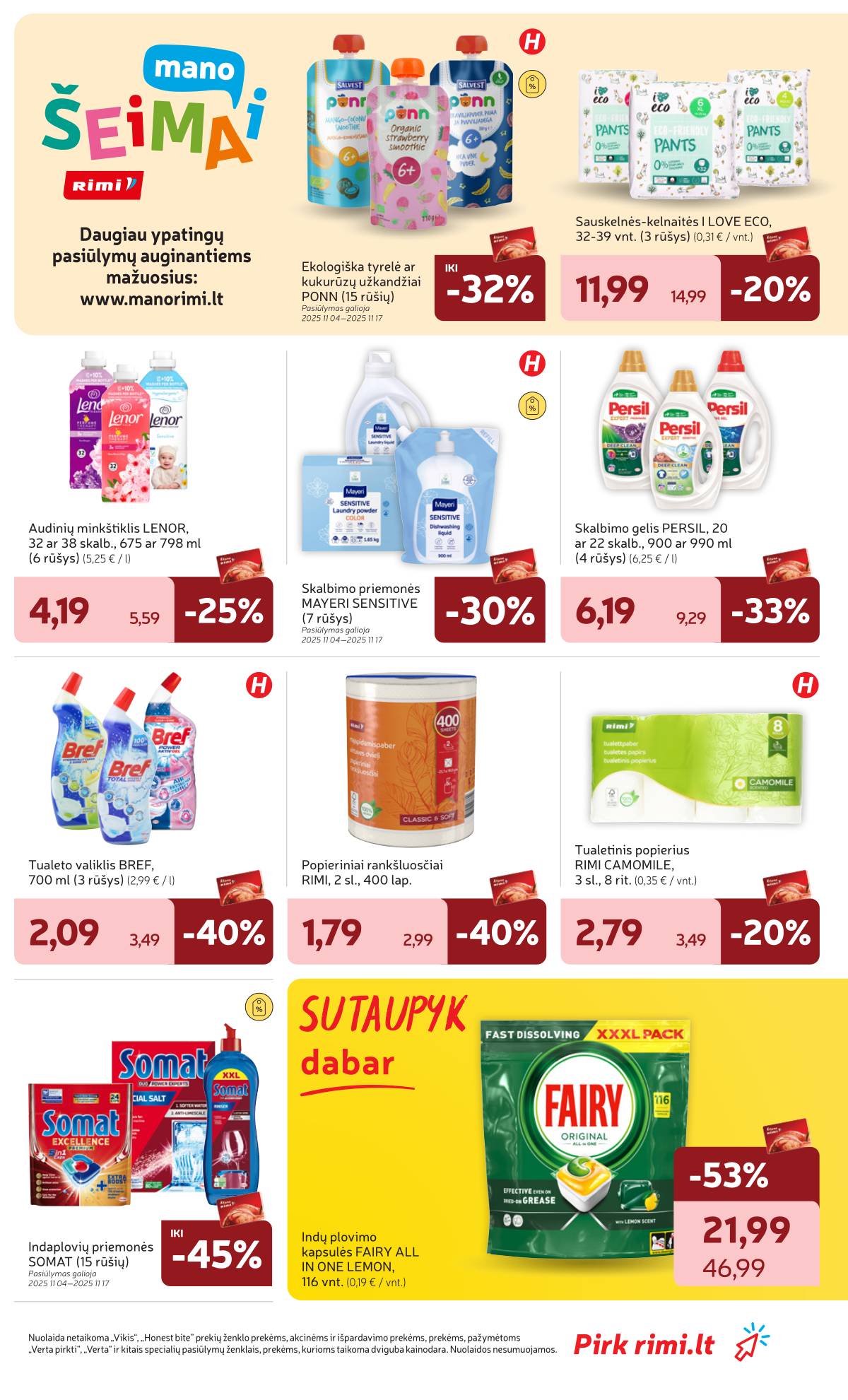 Rimi - RIMI akcijų leidinys Nr. 46 | 2025-11-11 - 2025-11-17 35 puslapis