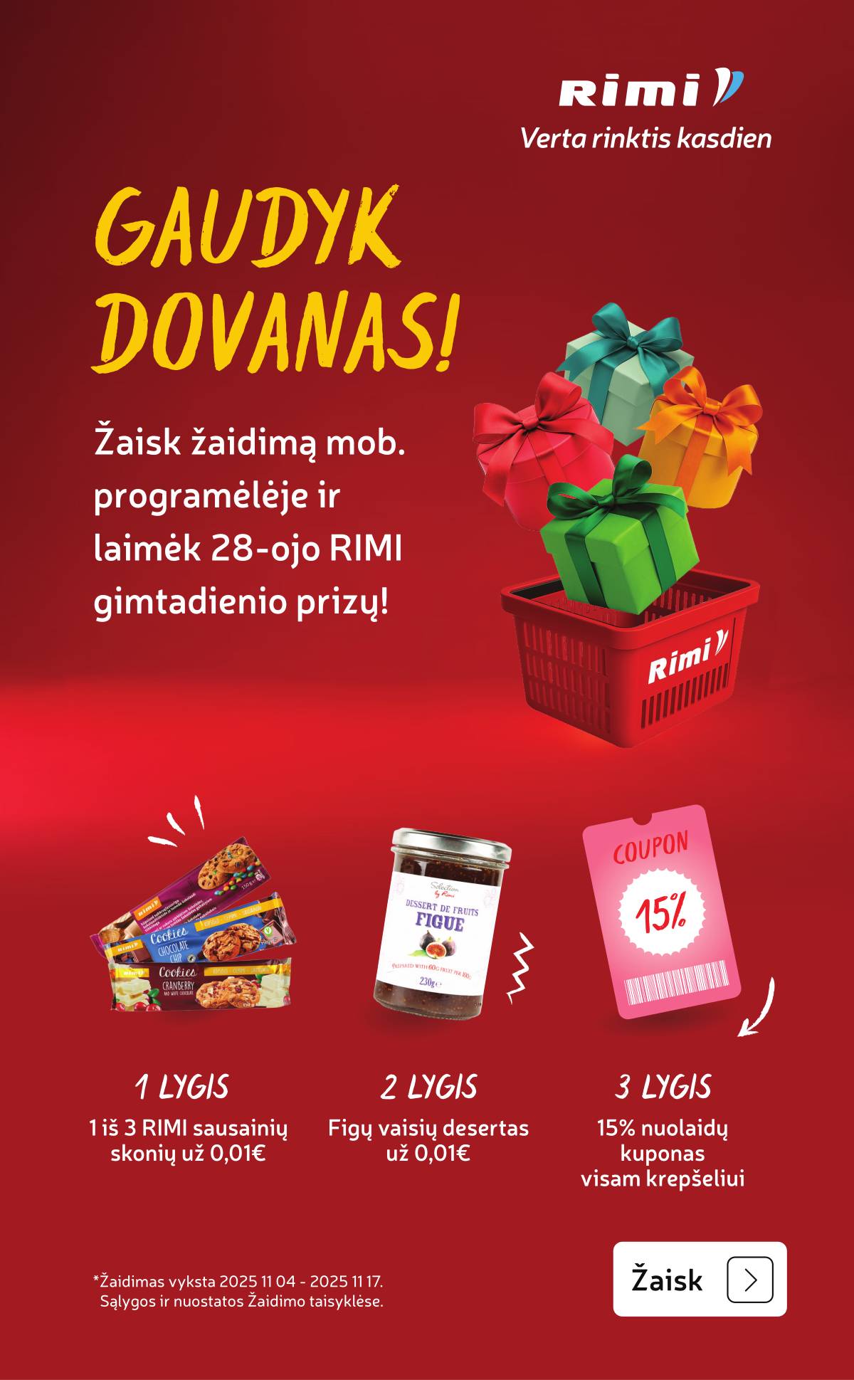 Rimi - RIMI akcijų leidinys Nr. 46 | 2025-11-11 - 2025-11-17 36 puslapis