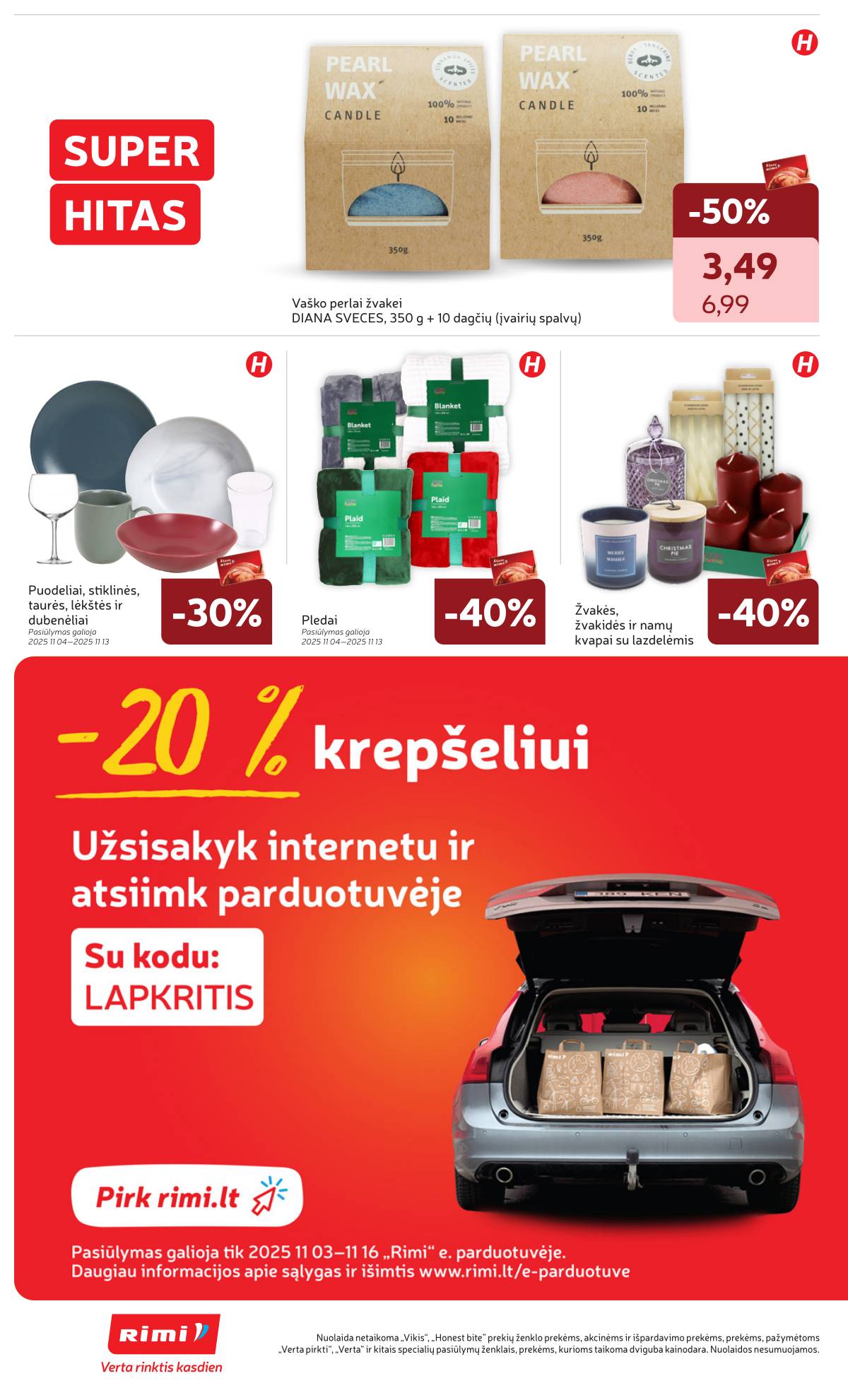 Rimi - RIMI akcijų leidinys Nr. 46 | 2025-11-11 - 2025-11-17 38 puslapis