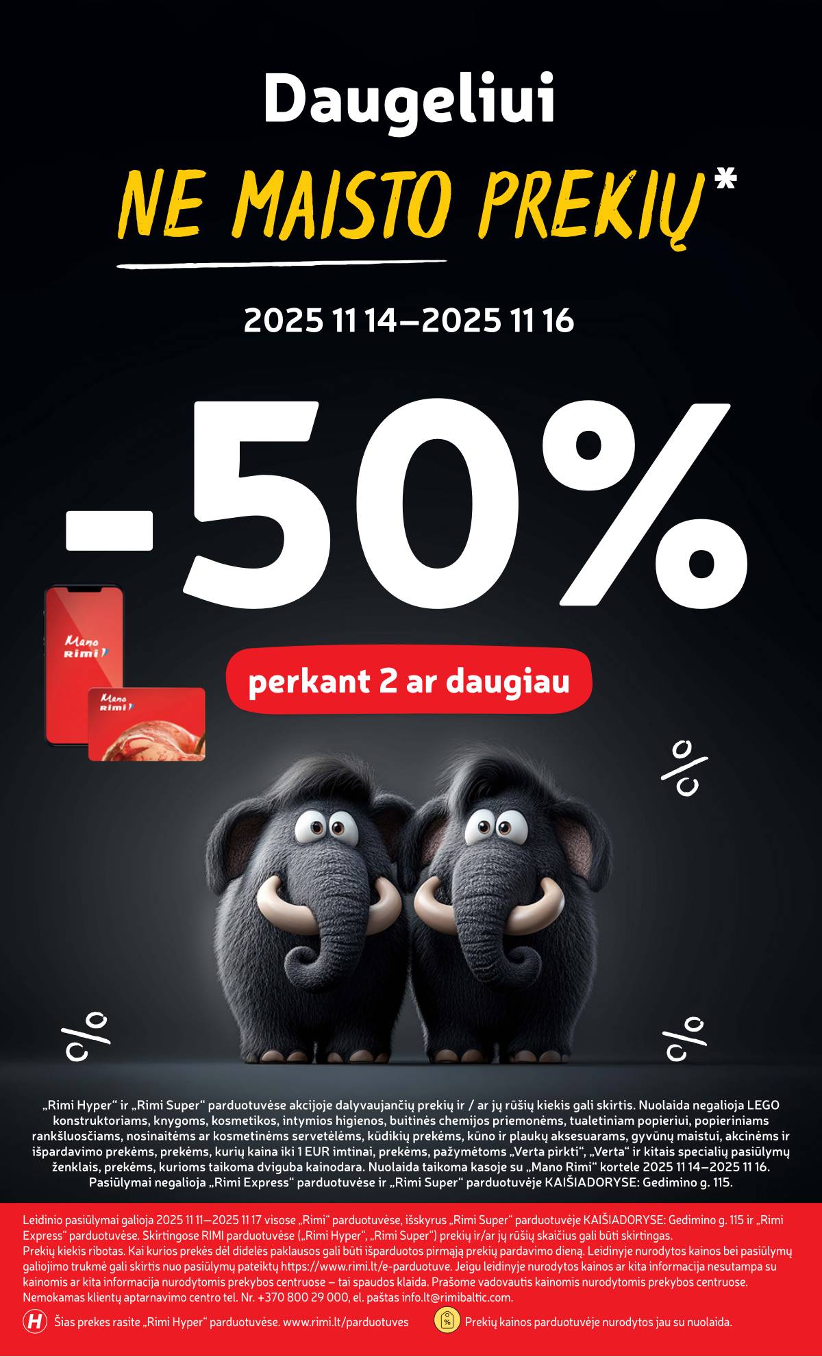 Rimi - RIMI akcijų leidinys Nr. 46 | 2025-11-11 - 2025-11-17 40 puslapis