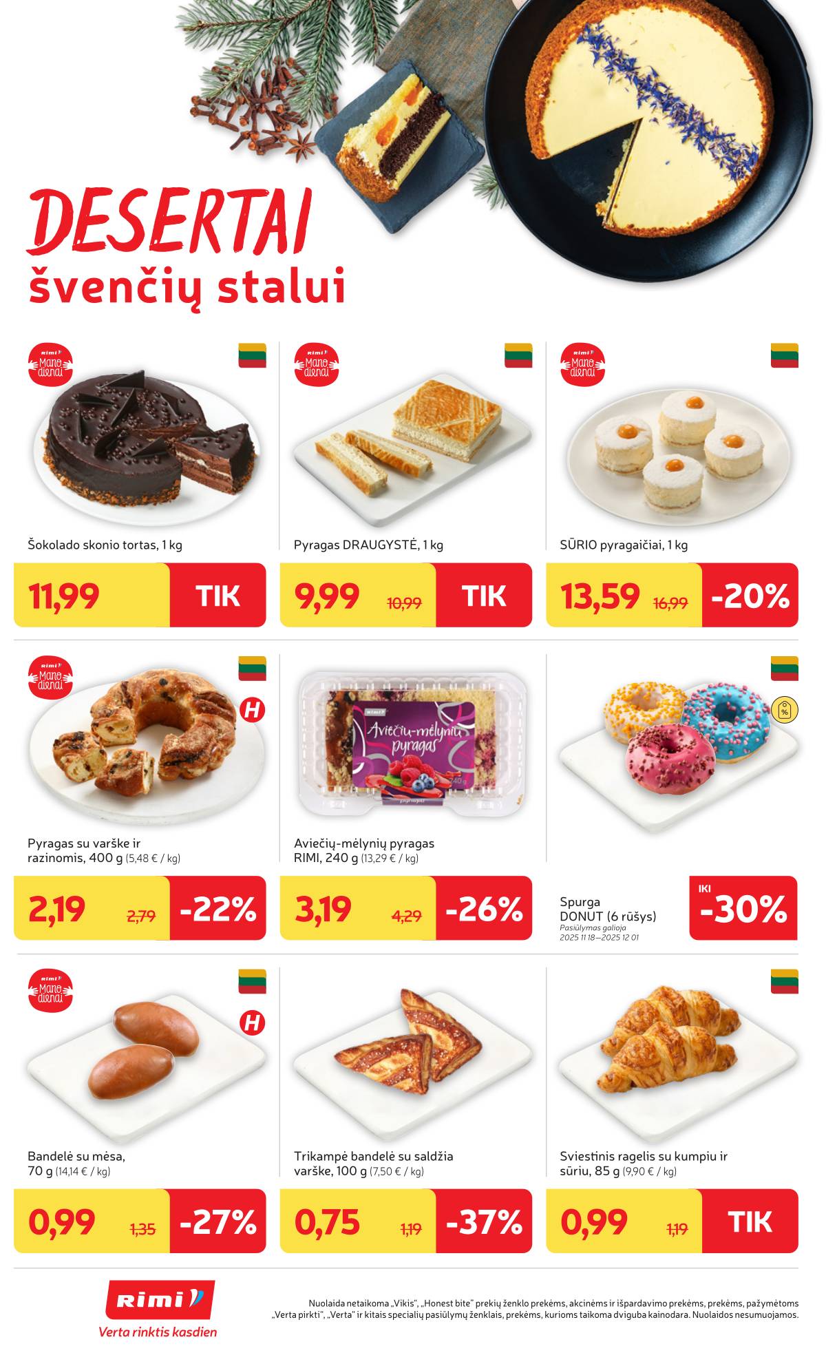 Rimi - RIMI savaitinis akcijų leidinys | 2025-11-18 - 2025-11-24 14 puslapis
