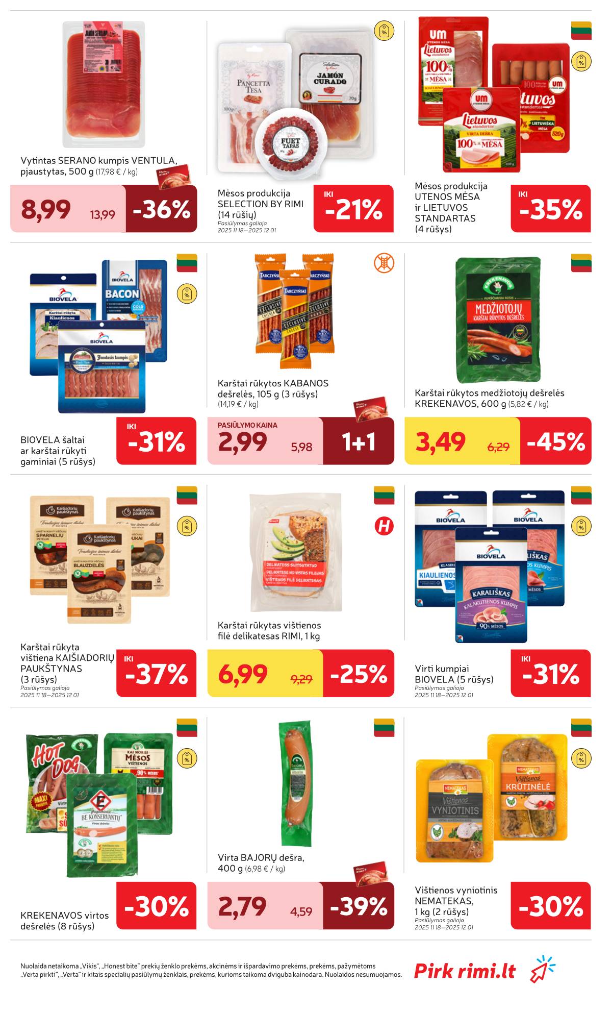 Rimi - RIMI savaitinis akcijų leidinys | 2025-11-18 - 2025-11-24 17 puslapis