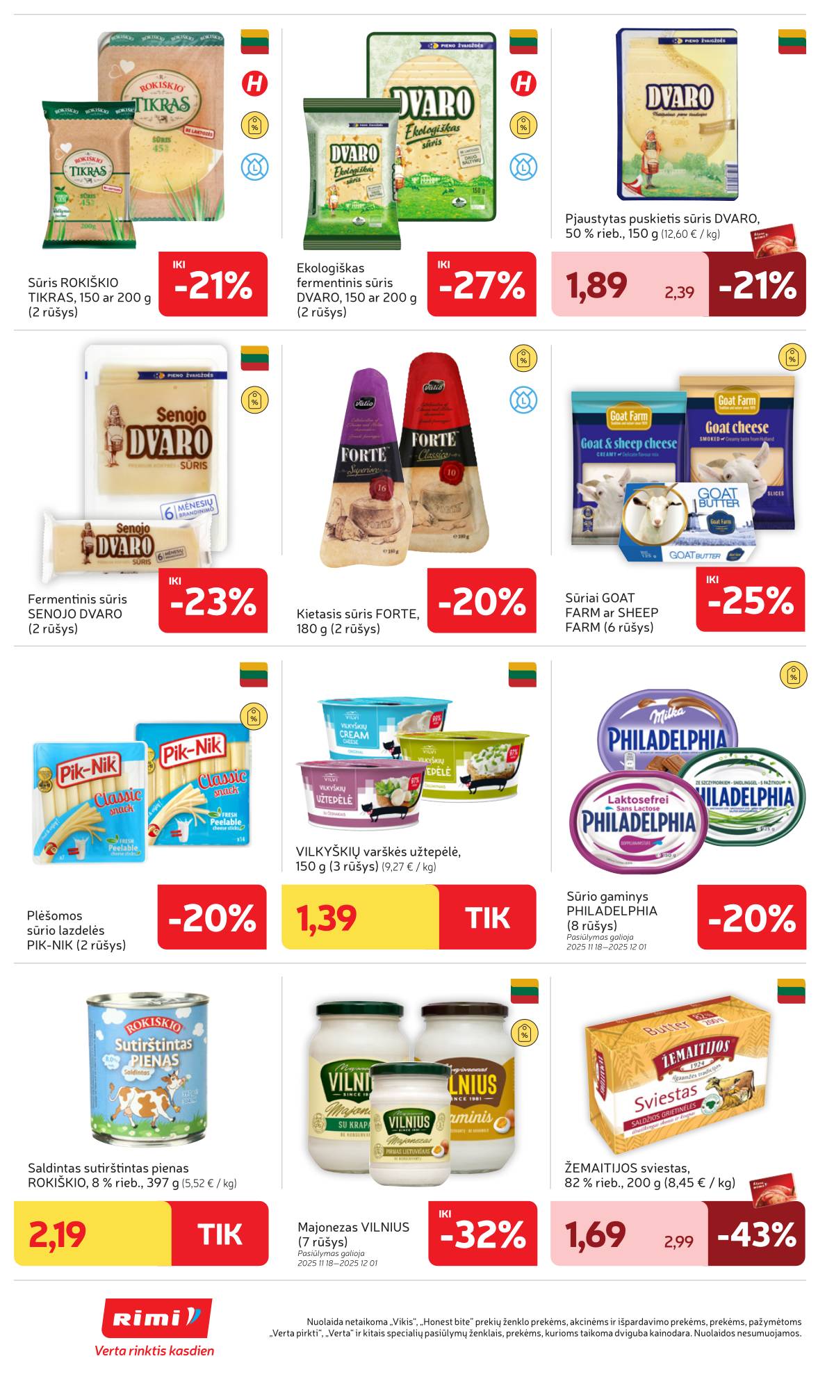 Rimi - RIMI savaitinis akcijų leidinys | 2025-11-18 - 2025-11-24 20 puslapis