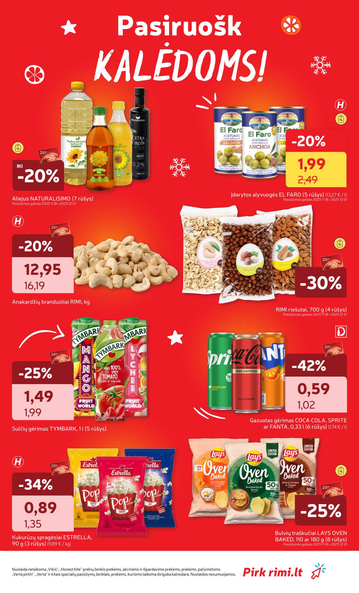 Rimi - RIMI savaitinis akcijų leidinys | 2025-11-18 - 2025-11-24 25 puslapis