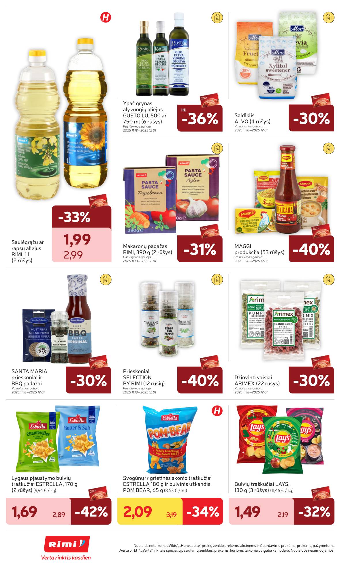 Rimi - RIMI savaitinis akcijų leidinys | 2025-11-18 - 2025-11-24 28 puslapis