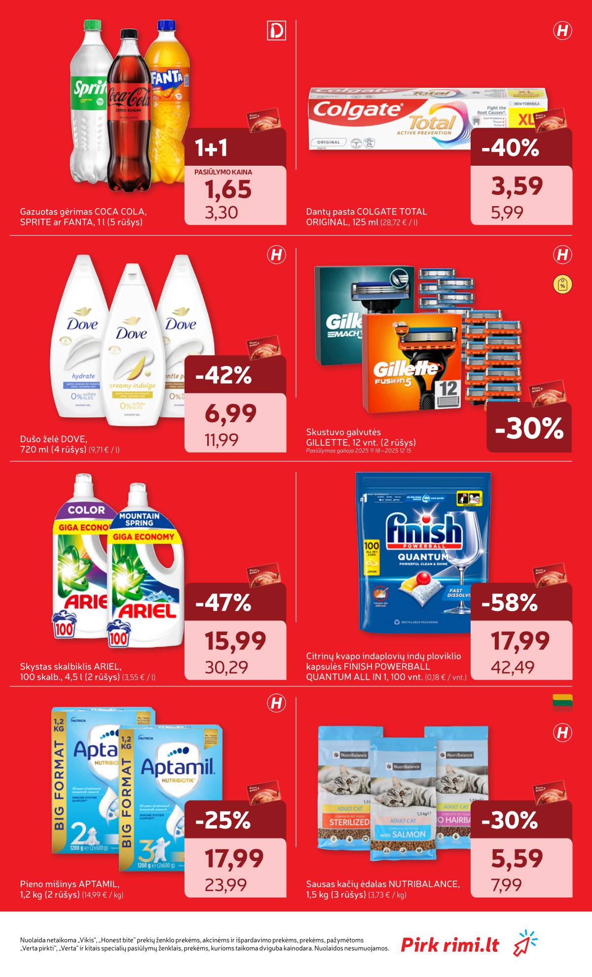 Rimi - RIMI savaitinis akcijų leidinys | 2025-11-18 - 2025-11-24 3 puslapis