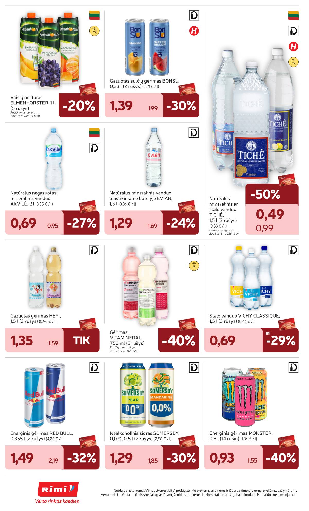 Rimi - RIMI savaitinis akcijų leidinys | 2025-11-18 - 2025-11-24 30 puslapis
