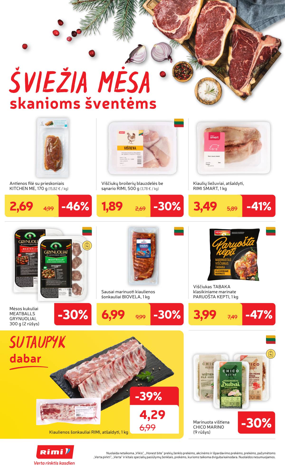 Rimi - RIMI savaitinis akcijų leidinys | 2025-11-18 - 2025-11-24 8 puslapis