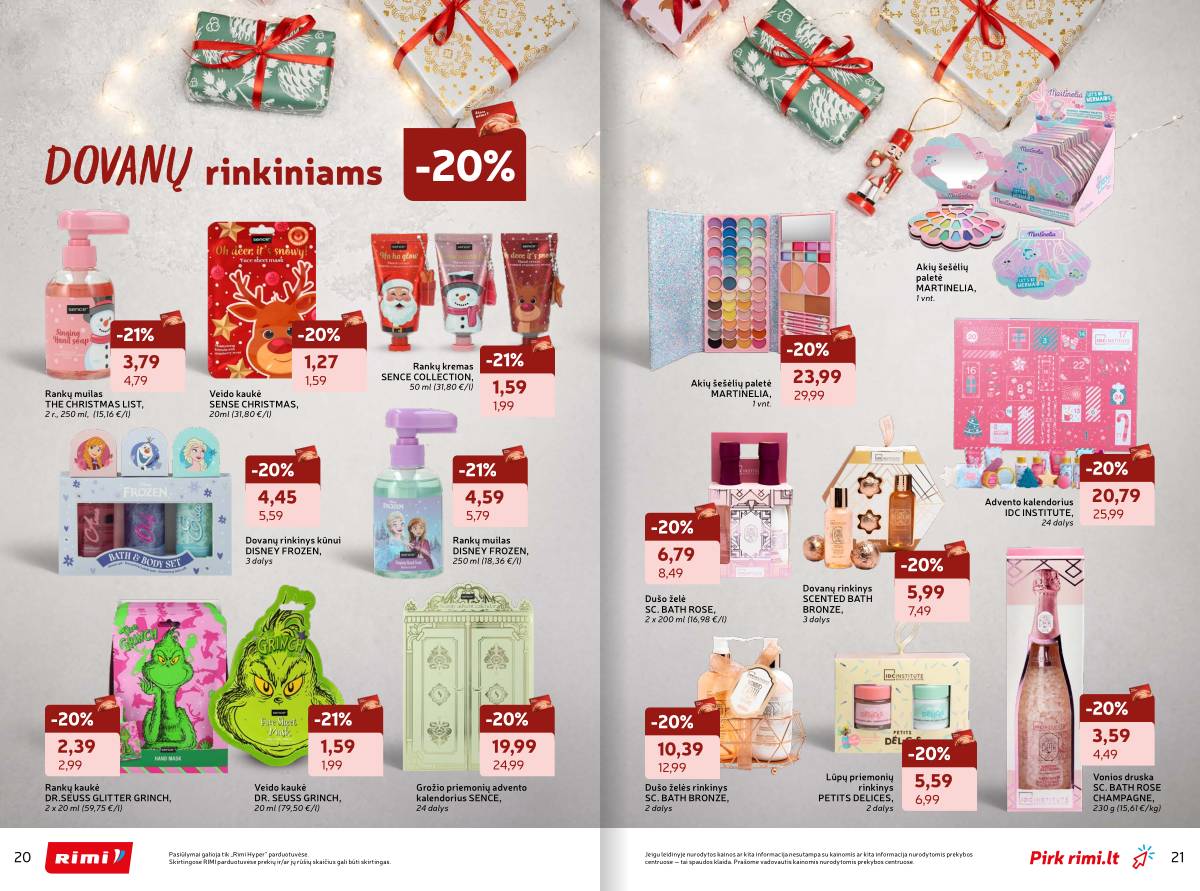 Rimi - RIMI žiemos ŠVENČIŲ ne maisto prekių akcijų katalogas 11 puslapis