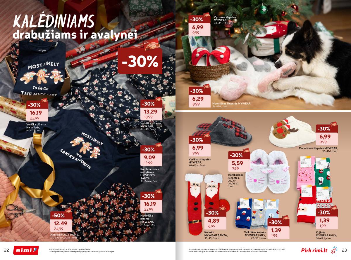 Rimi - RIMI žiemos ŠVENČIŲ ne maisto prekių akcijų katalogas 12 puslapis