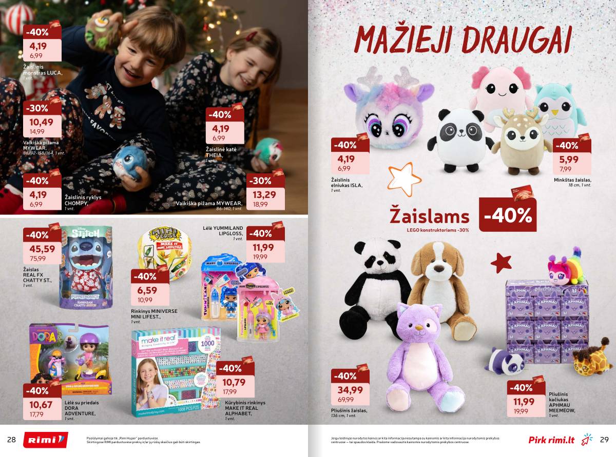 Rimi - RIMI žiemos ŠVENČIŲ ne maisto prekių akcijų katalogas 15 puslapis
