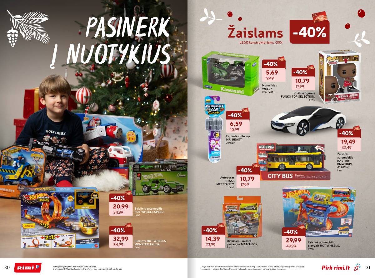 Rimi - RIMI žiemos ŠVENČIŲ ne maisto prekių akcijų katalogas 16 puslapis