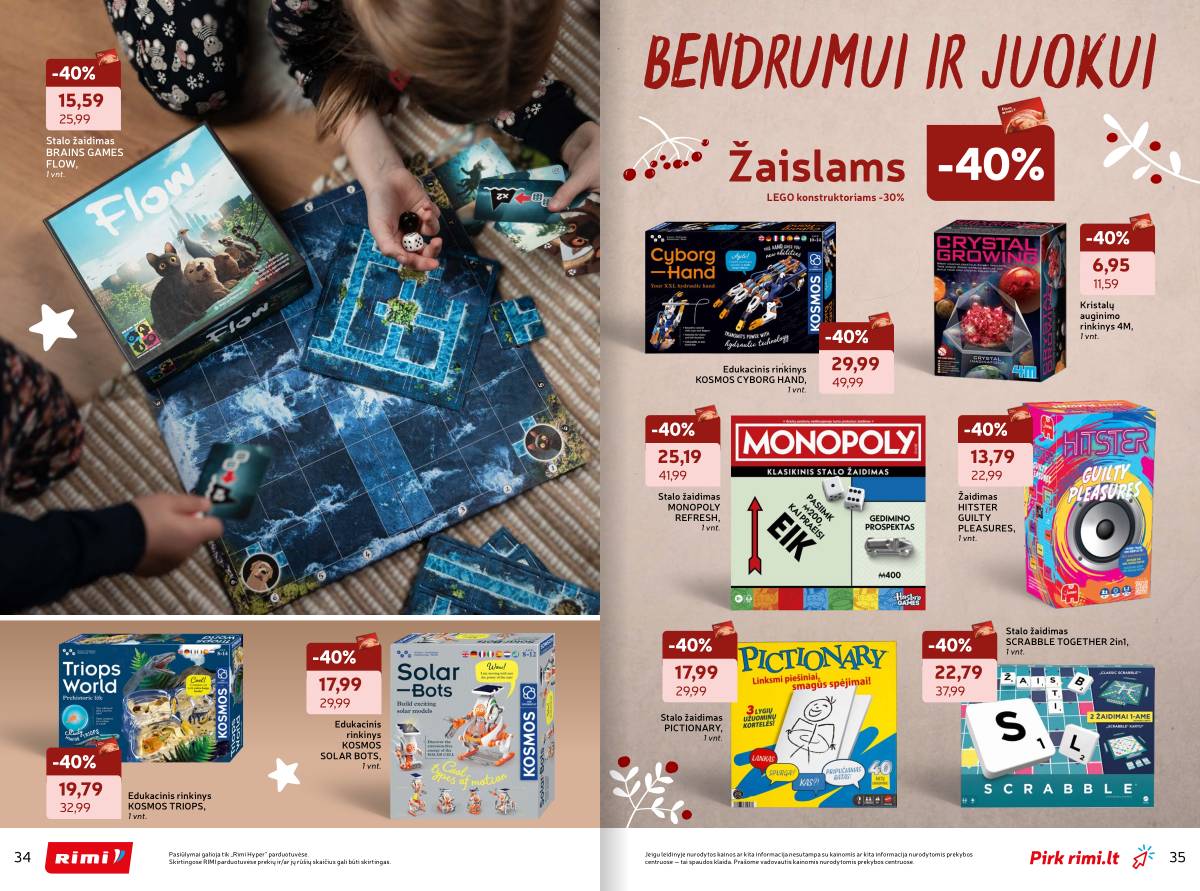 Rimi - RIMI žiemos ŠVENČIŲ ne maisto prekių akcijų katalogas 18 puslapis