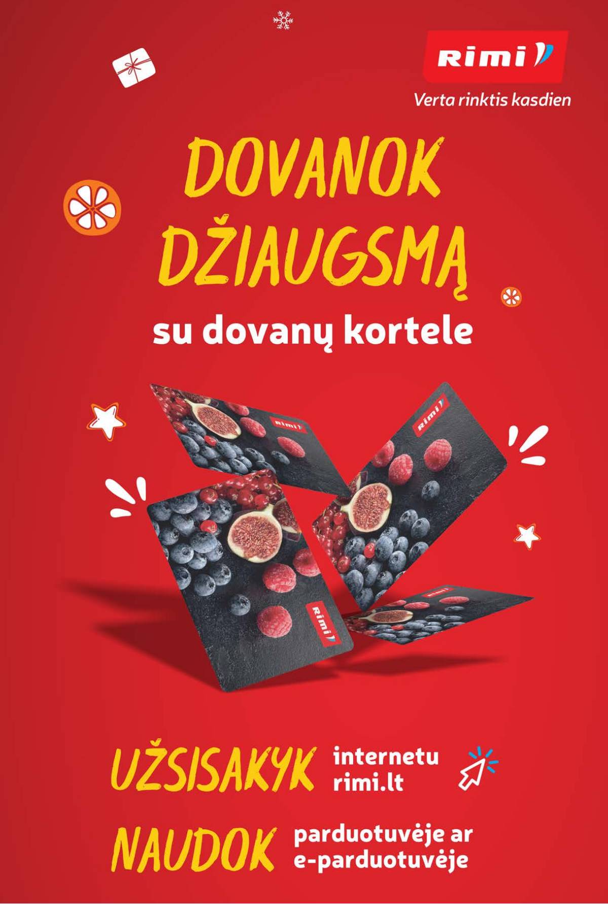 Rimi - RIMI žiemos ŠVENČIŲ ne maisto prekių akcijų katalogas 22 puslapis