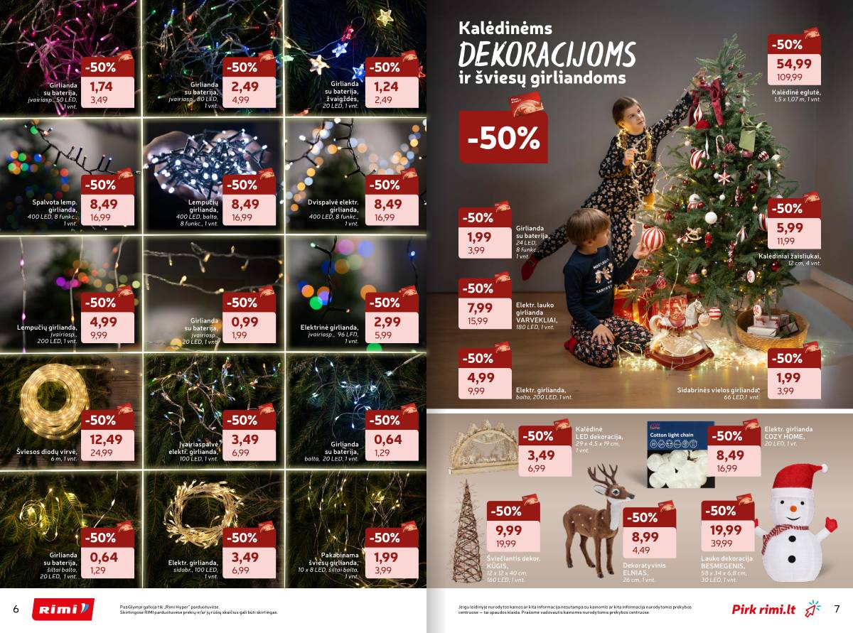 Rimi - RIMI žiemos ŠVENČIŲ ne maisto prekių akcijų katalogas 4 puslapis
