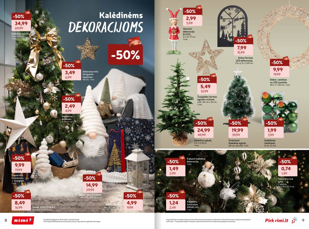 Rimi - RIMI žiemos ŠVENČIŲ ne maisto prekių akcijų katalogas 5 puslapis