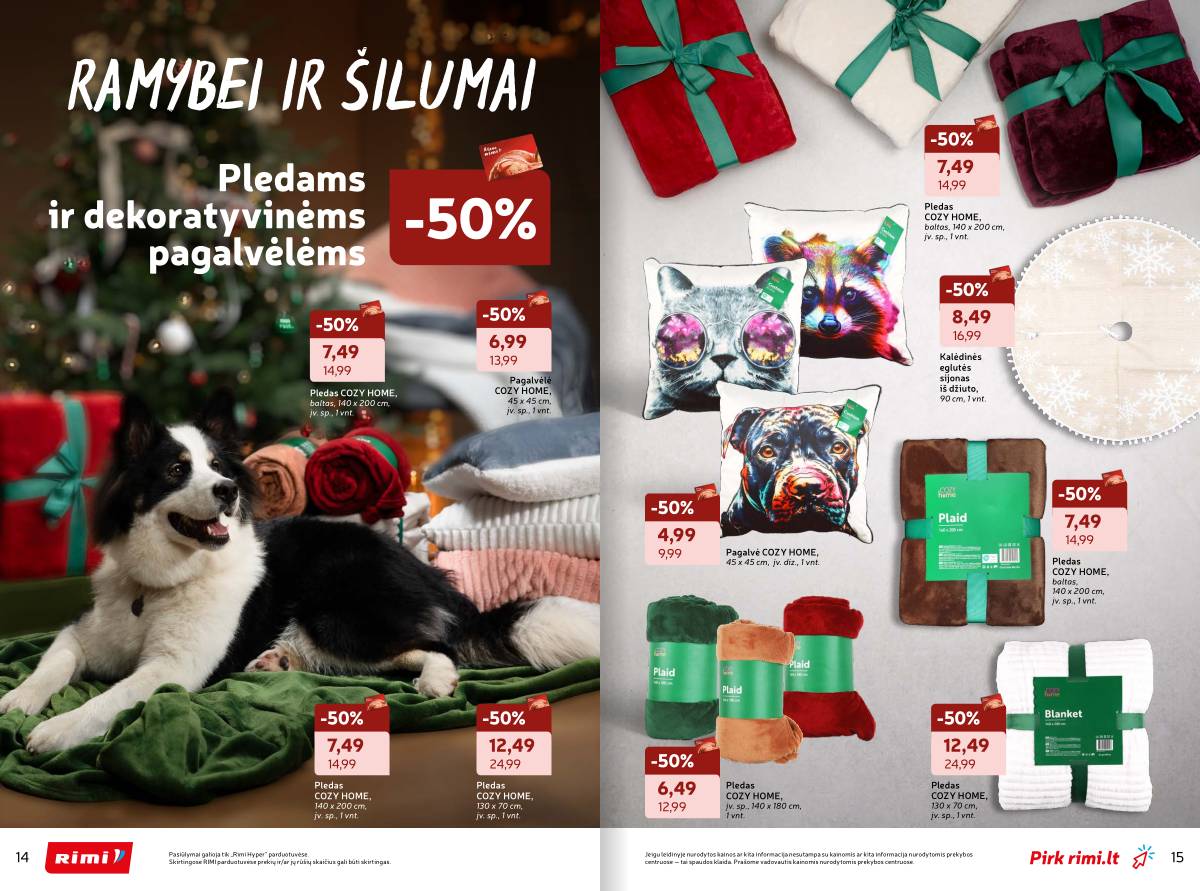 Rimi - RIMI žiemos ŠVENČIŲ ne maisto prekių akcijų katalogas 8 puslapis