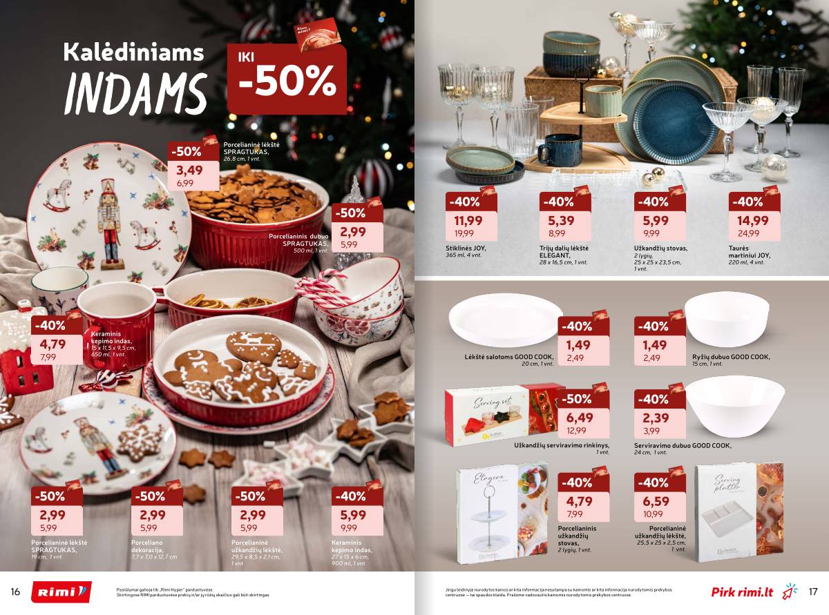 Rimi - RIMI žiemos ŠVENČIŲ ne maisto prekių akcijų katalogas 9 puslapis