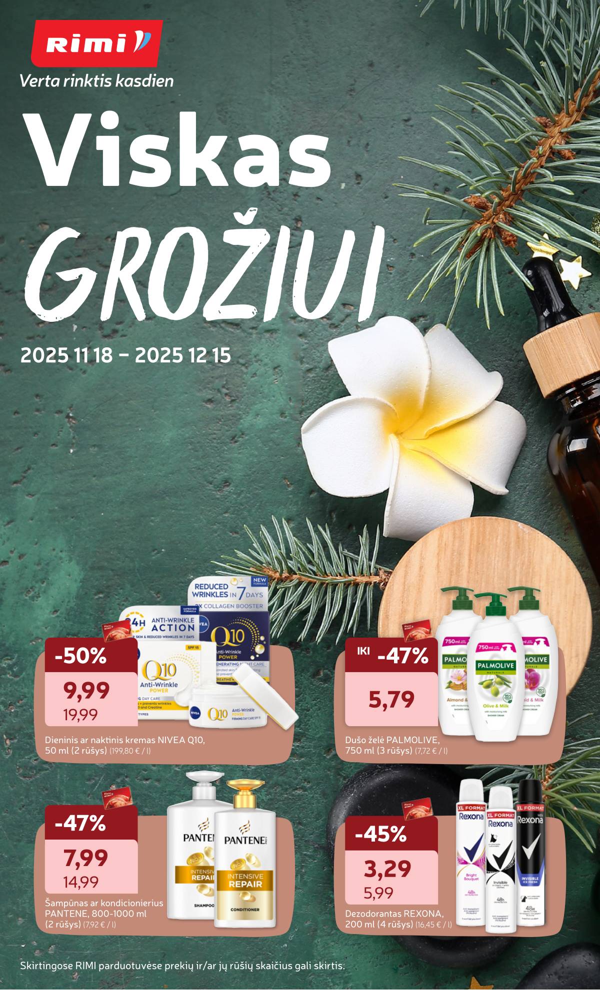Rimi - RIMI GROŽIO prekių nuolaidų katalogas 1 puslapis