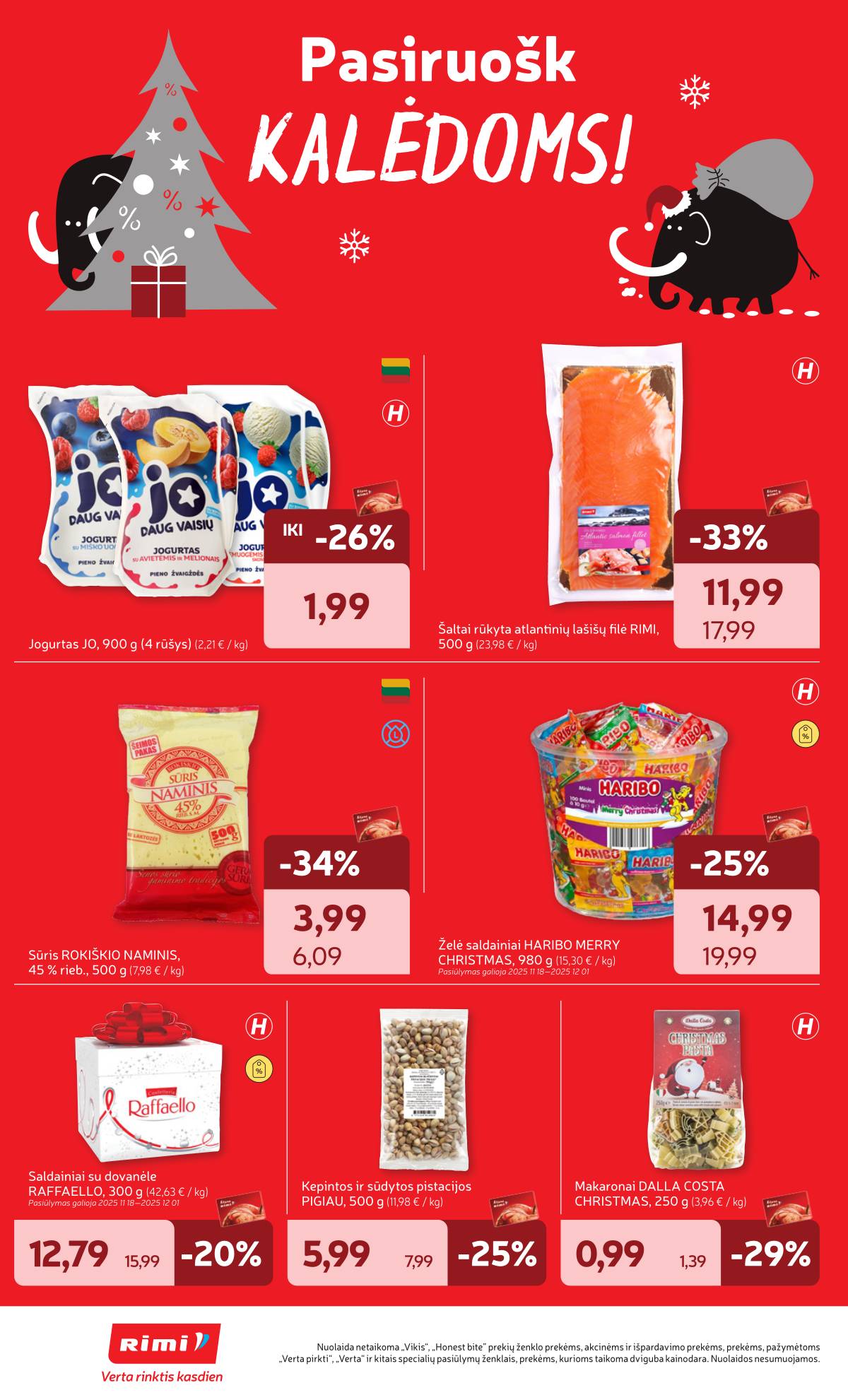Rimi - RIMI savaitinis akcijų leidinys | 2025-11-18 - 2025-11-24 2 puslapis