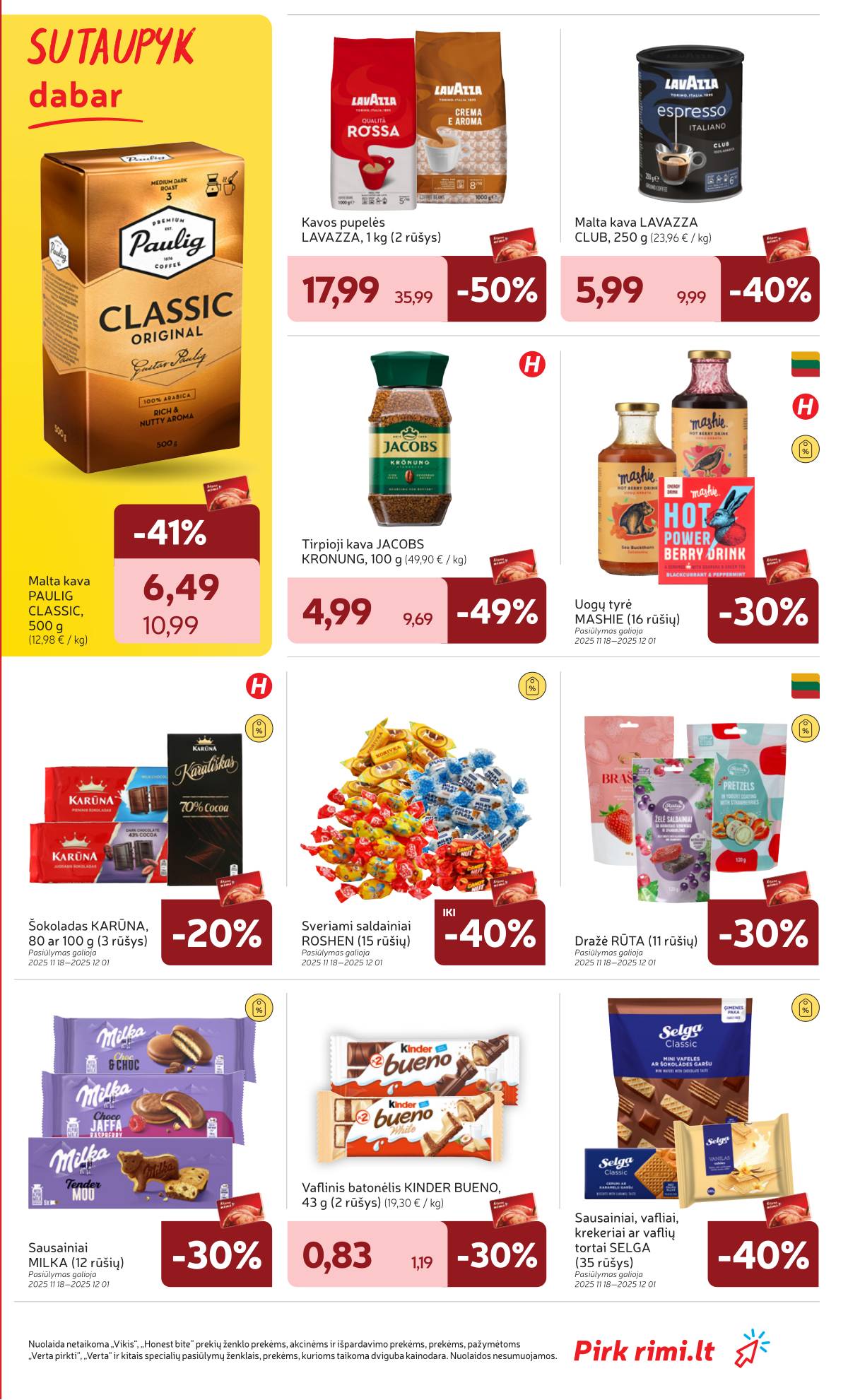 Rimi - RIMI savaitinis akcijų leidinys | 2025-11-18 - 2025-11-24 25 puslapis