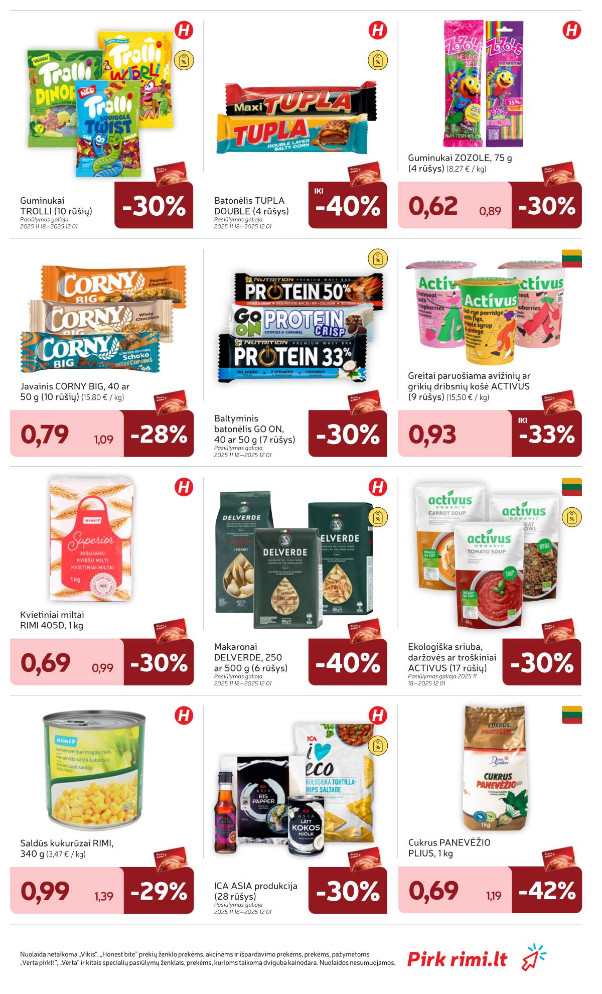 Rimi - RIMI savaitinis akcijų leidinys | 2025-11-18 - 2025-11-24 27 puslapis