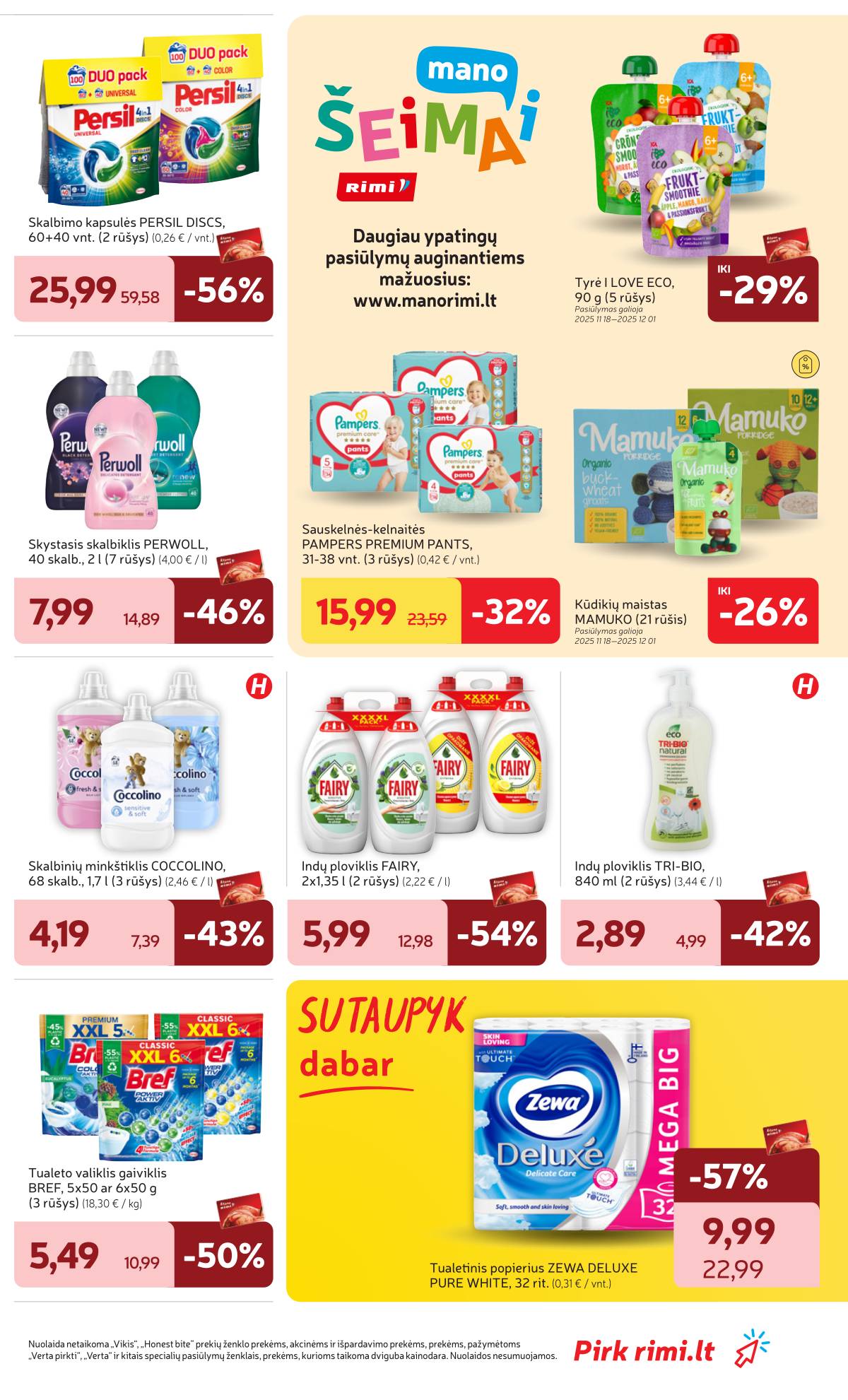 Rimi - RIMI savaitinis akcijų leidinys | 2025-11-18 - 2025-11-24 31 puslapis