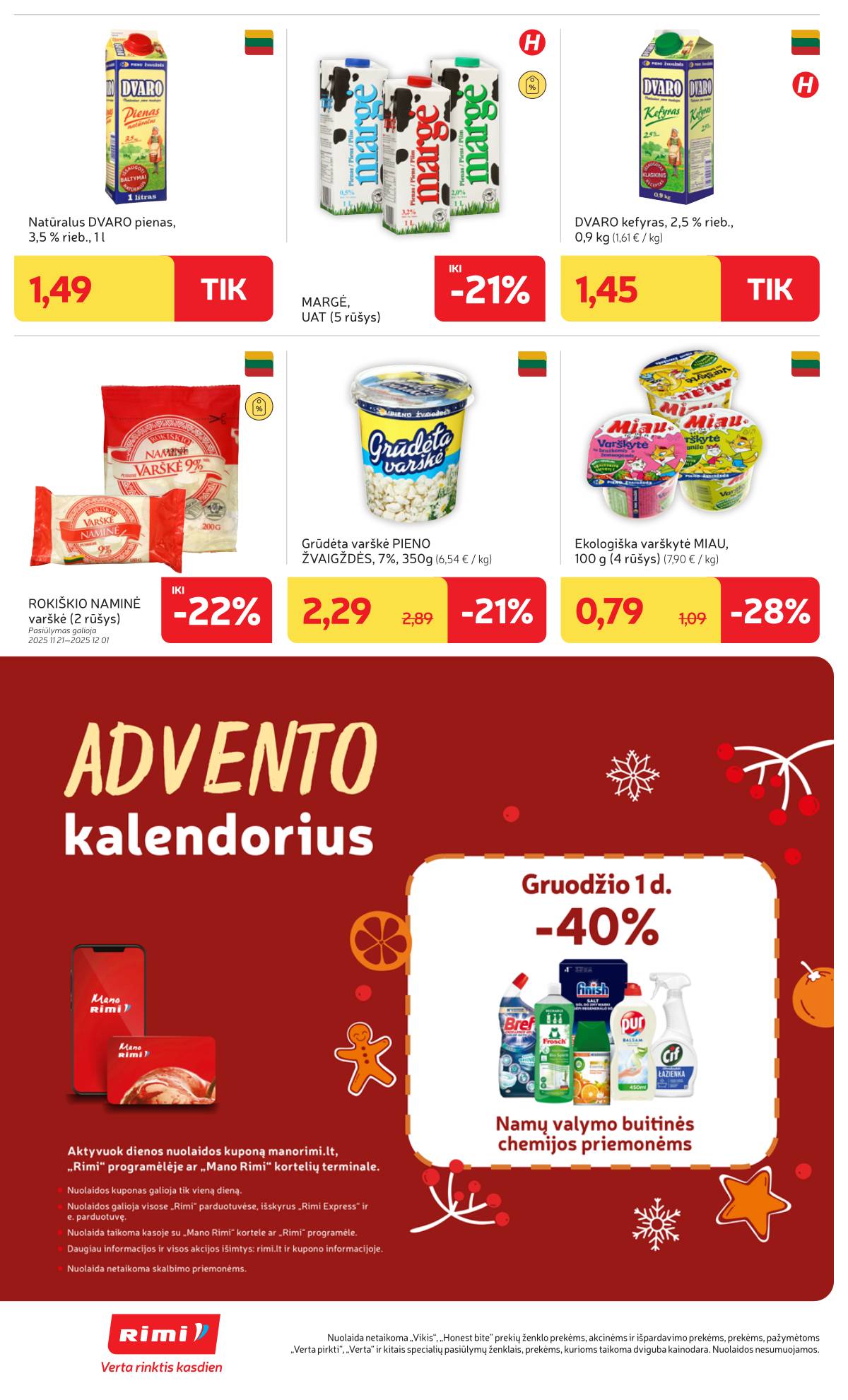 Rimi - RIMI Savaitinis akcijų leidinys | 2025-11-25 - 2025-12-01 22 puslapis