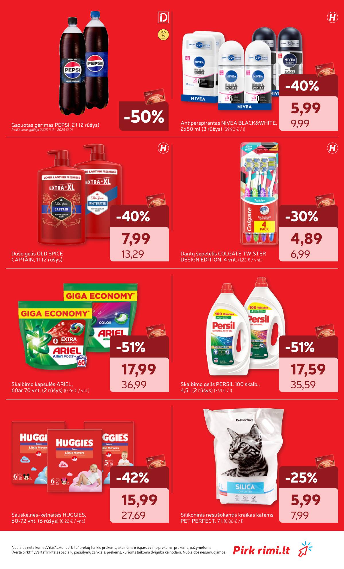 Rimi - RIMI Savaitinis akcijų leidinys | 2025-11-25 - 2025-12-01 3 puslapis