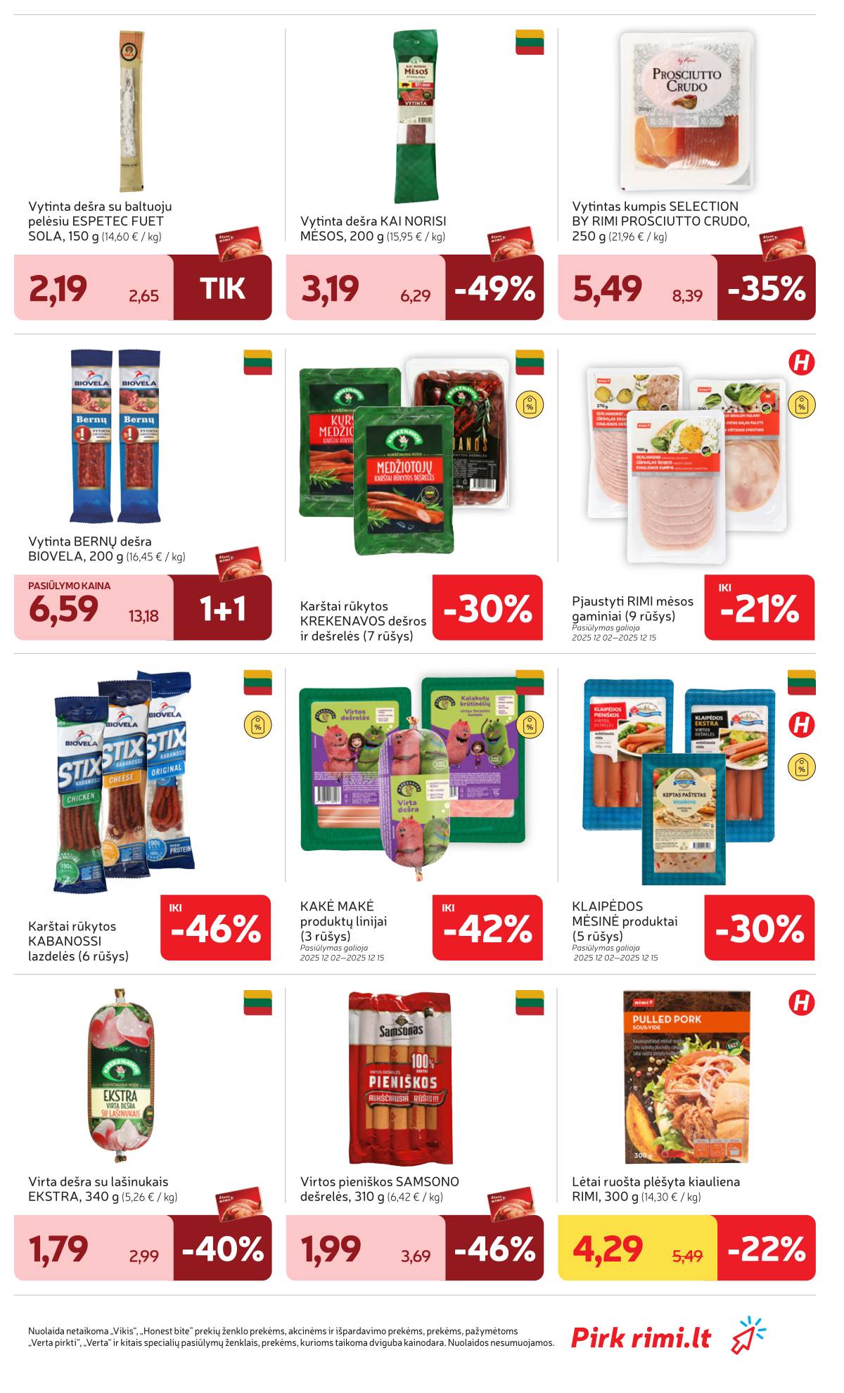 Rimi - RIMI Savaitinis akcijų leidinys | 2025-12-02 - 2025-12-08 17 puslapis